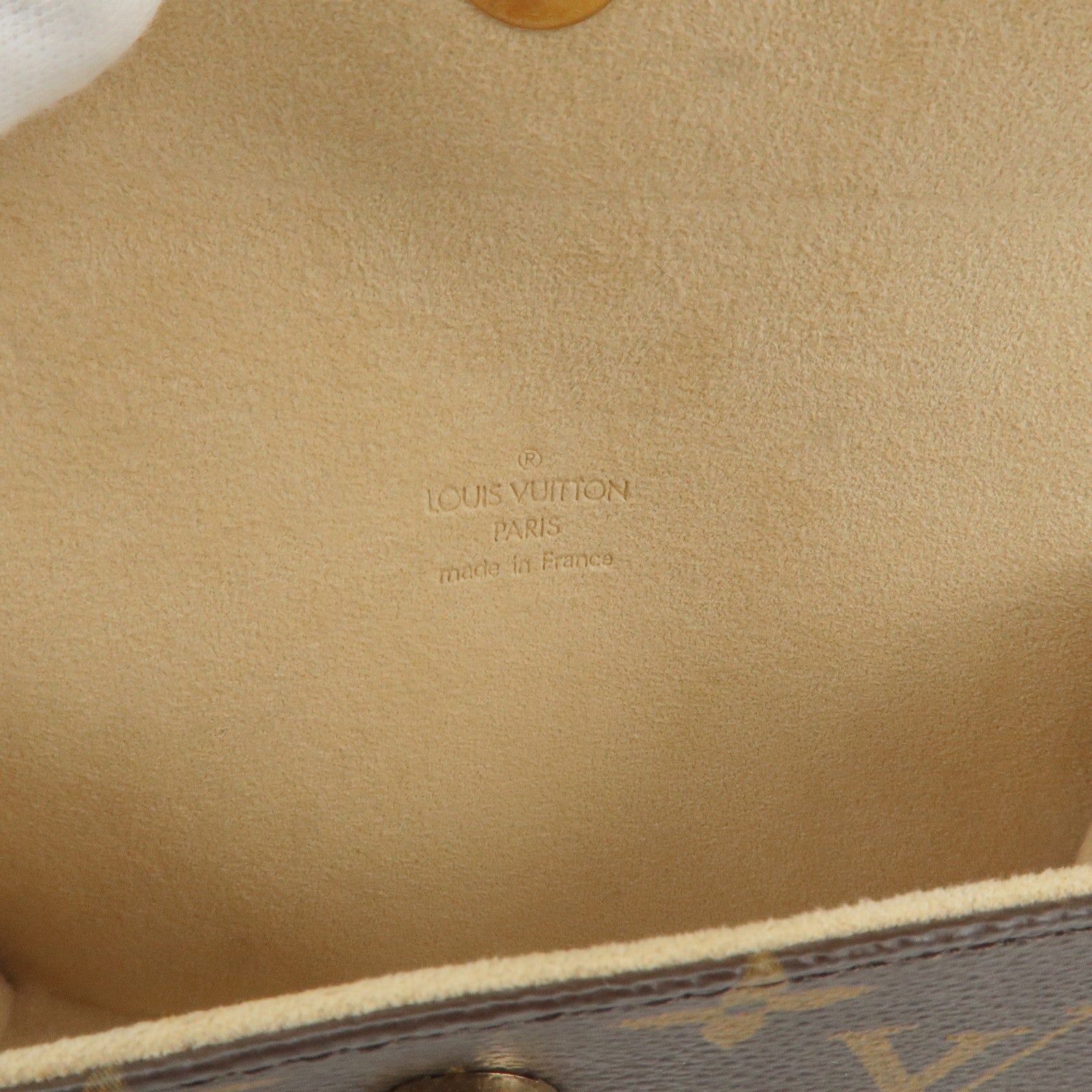 Borsa a tracolla Louis Vuitton Florentine in tela monogram e pelle naturale