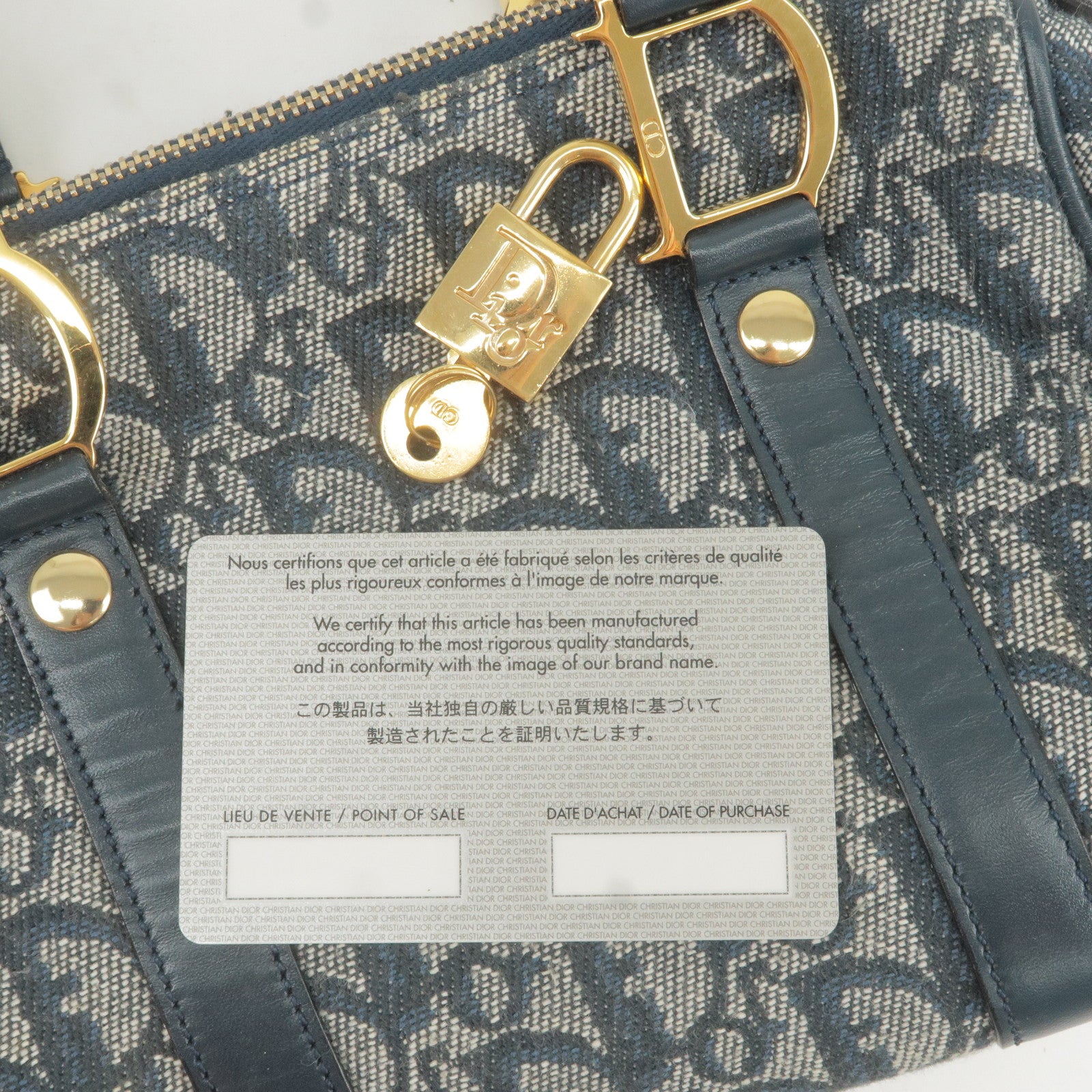 Christian Dior One Zip Handbags