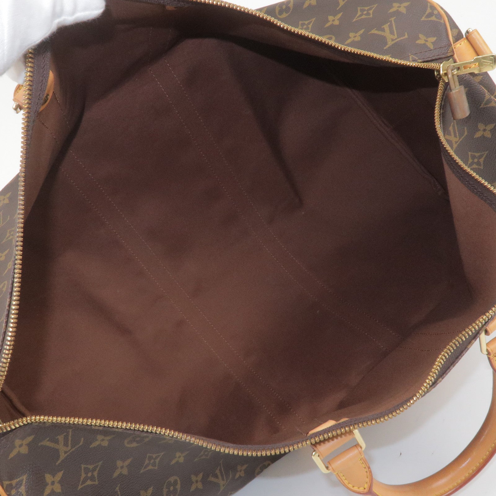 Louis Vuitton 2006 pre-owned Damier Ebene Keepall 50 Travel Bag