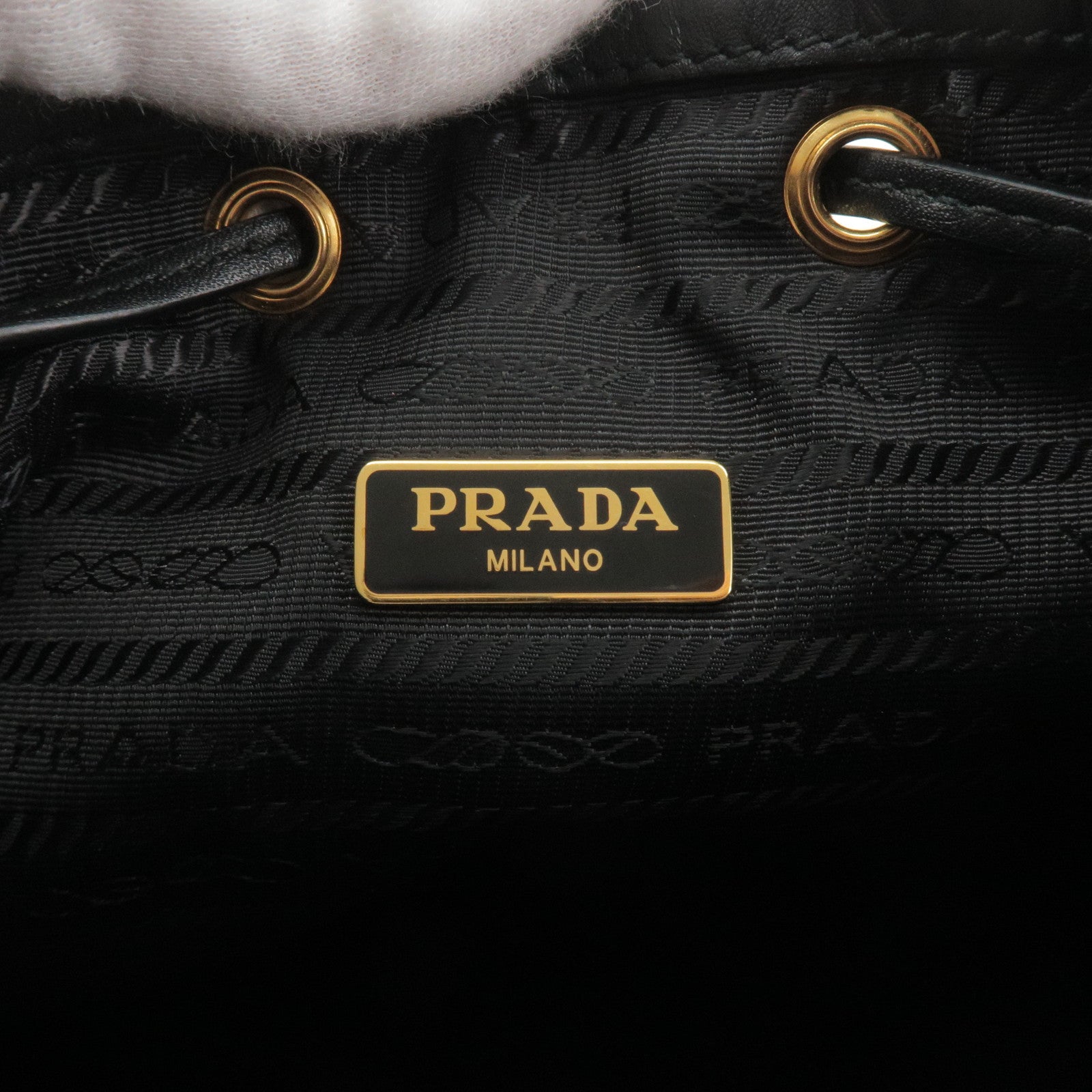 1BH038 – dct - Prada Saffiano Executive Tote - Logo - Jacquard