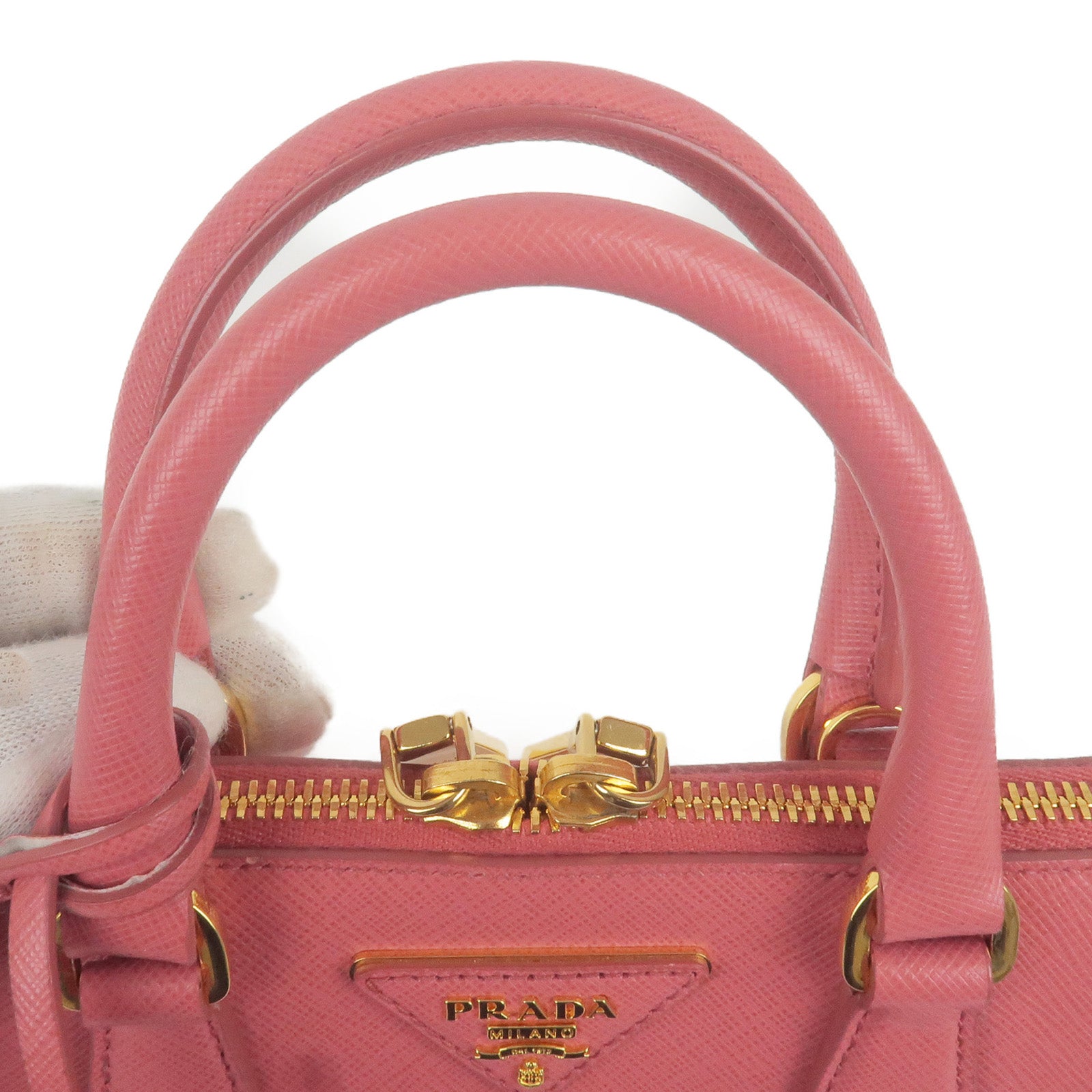 PRADA-Logo-Nylon-Leather-2Way-Bag-Tote-Bag-Hand-Bag-Pink – dct-ep_vintage  luxury Store