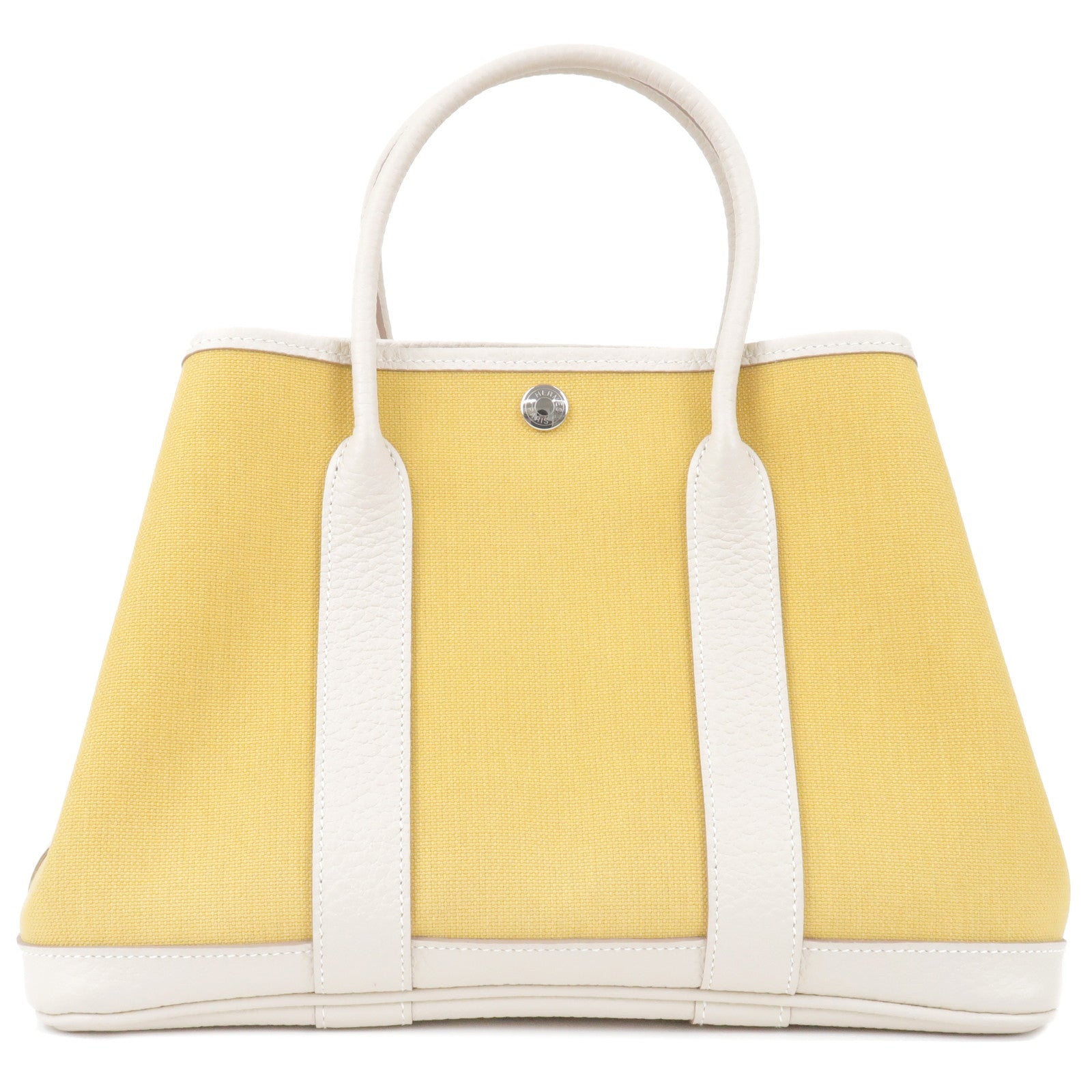 Hermes Kelly 25 Bi-Color Craie Lime Gold Cross-Body Bag World