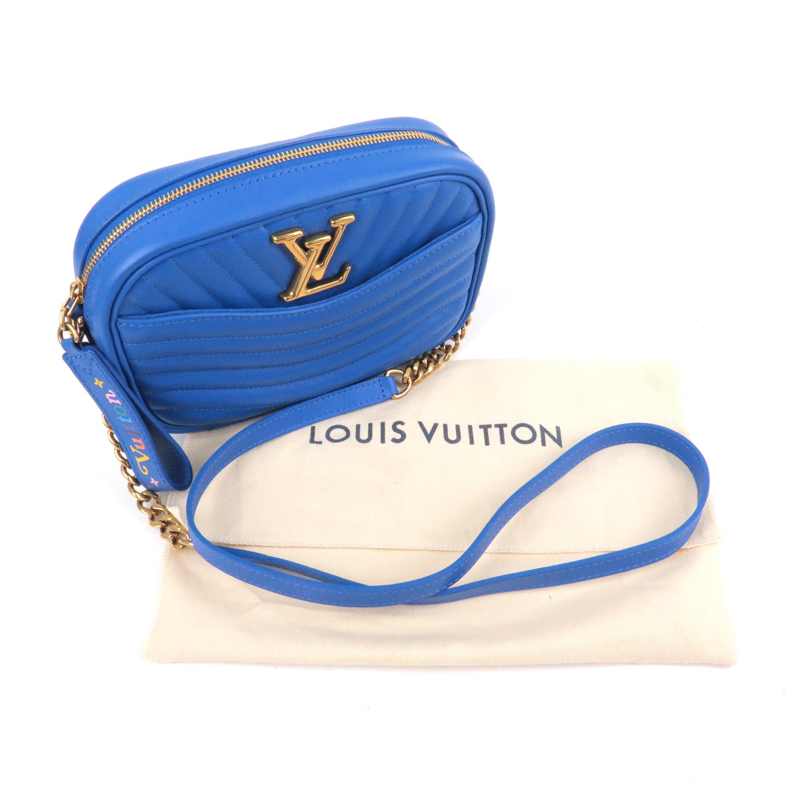 SOLD) genuine pre-owned Louis Vuitton new wave chain bag PM