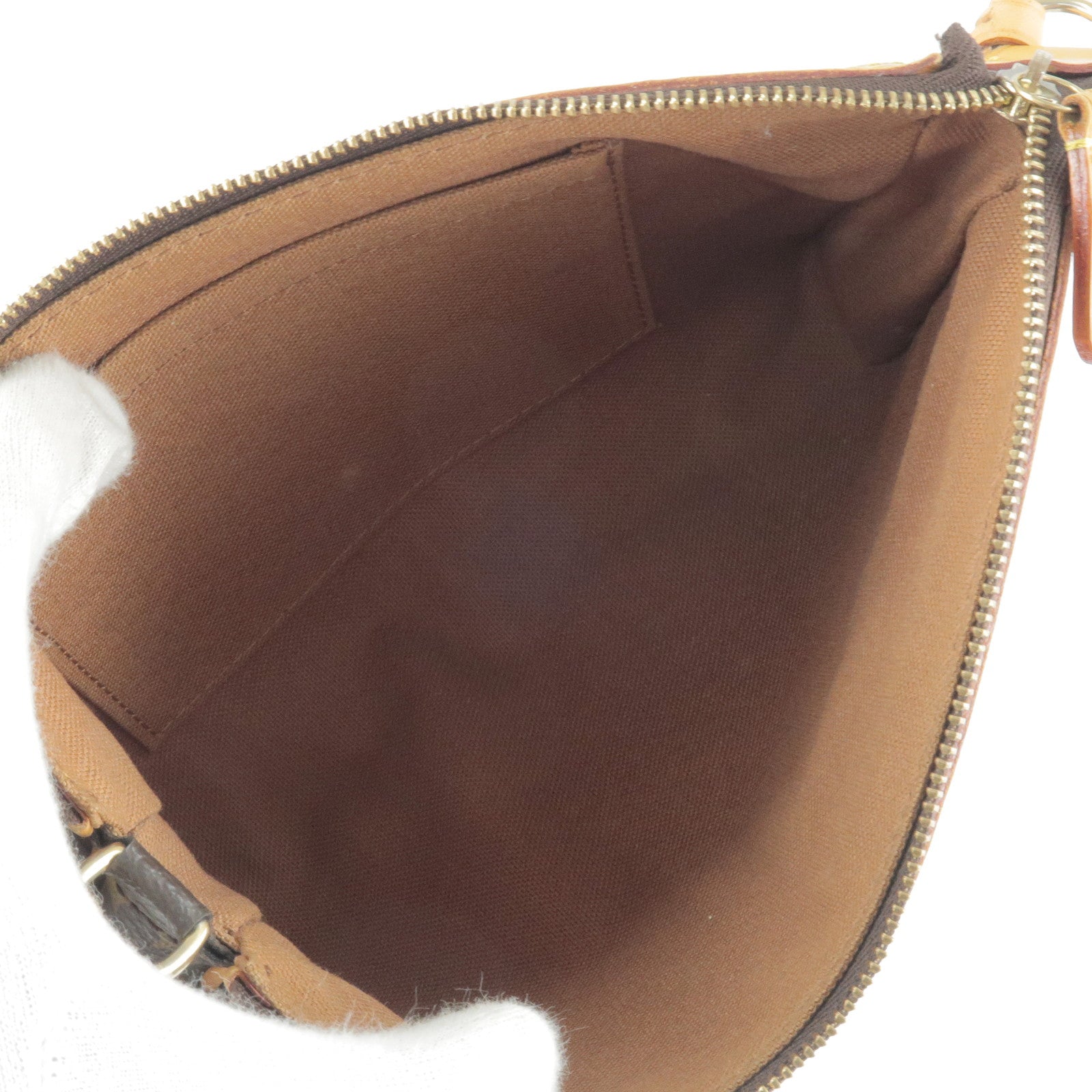 Louis Vuitton Brown Monogram Mini Lin Pochette Accessoires with