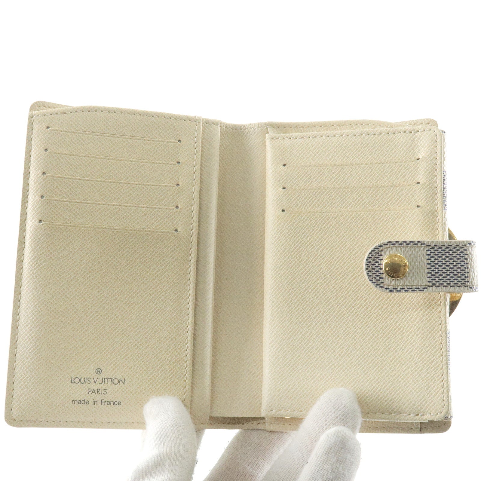 Louis Vuitton Ludlow Leather Wallet (pre-owned) in Natural