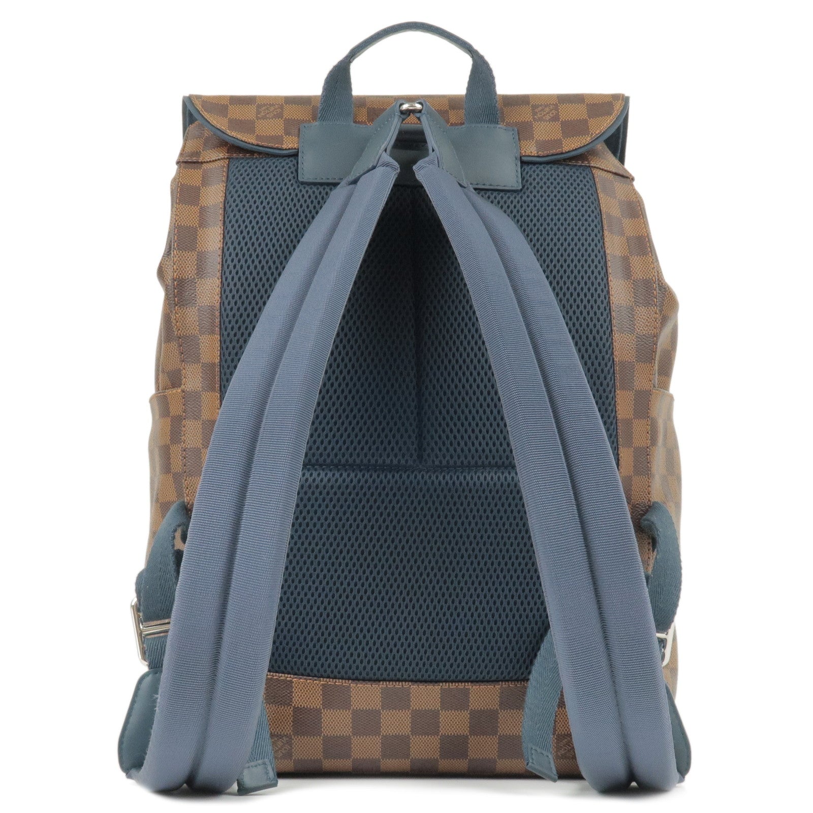 LOUIS VUITTON Runner Damier Ebene Backpack Bag Brown