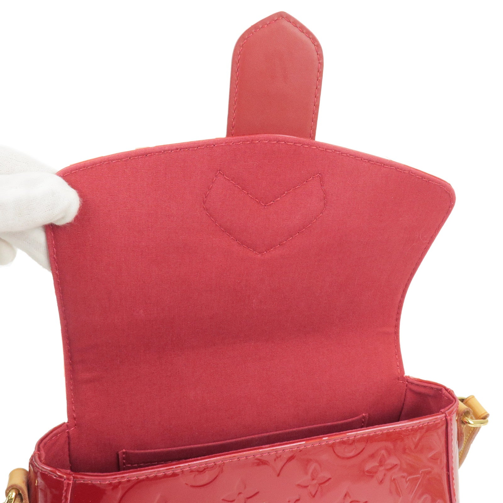 Louis+Vuitton+Bellflower+Shoulder+Bag+PM+White+Leather+Vernis for sale  online