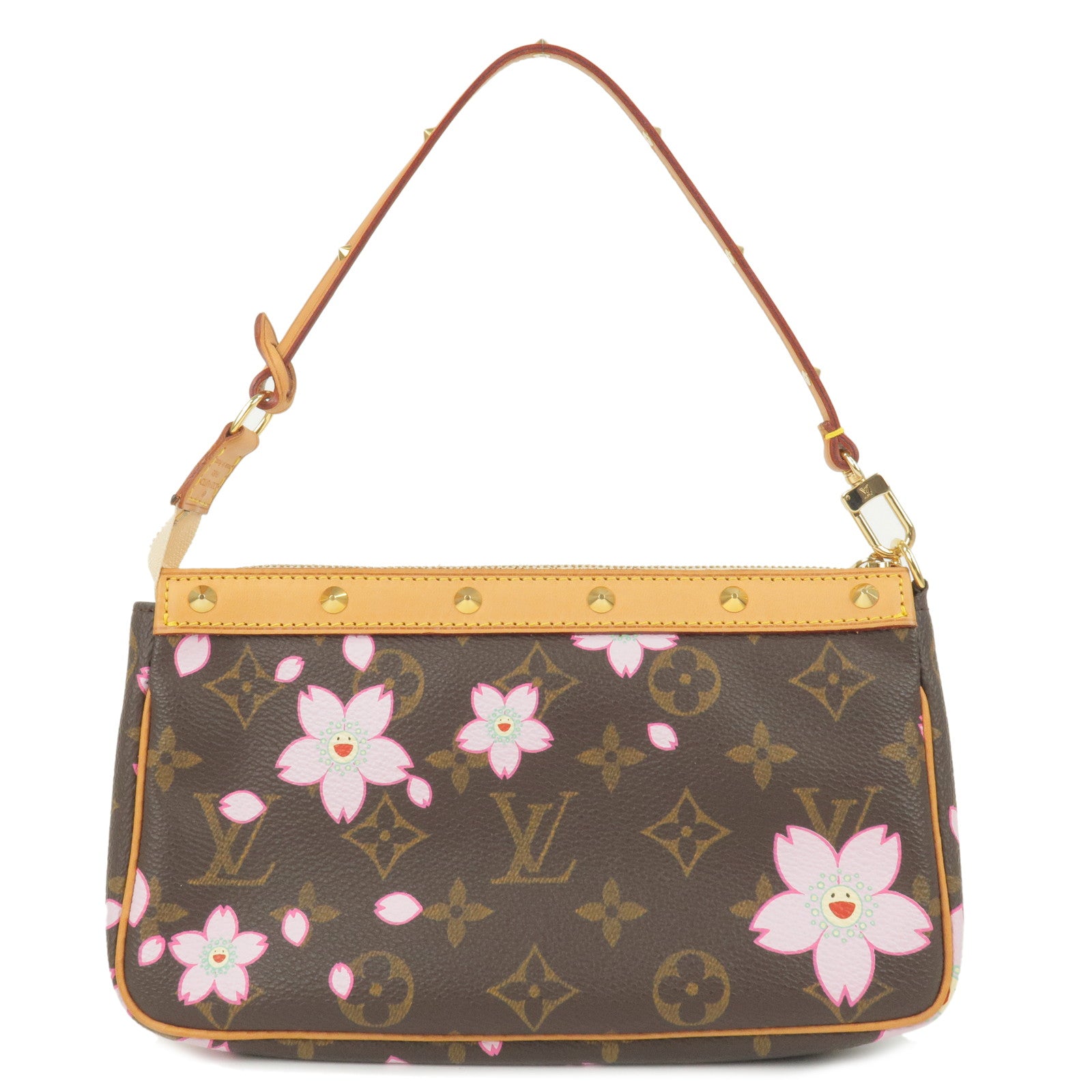 Louis Vuitton Blossom Noir Monogram Canvas Key Holder and Bag