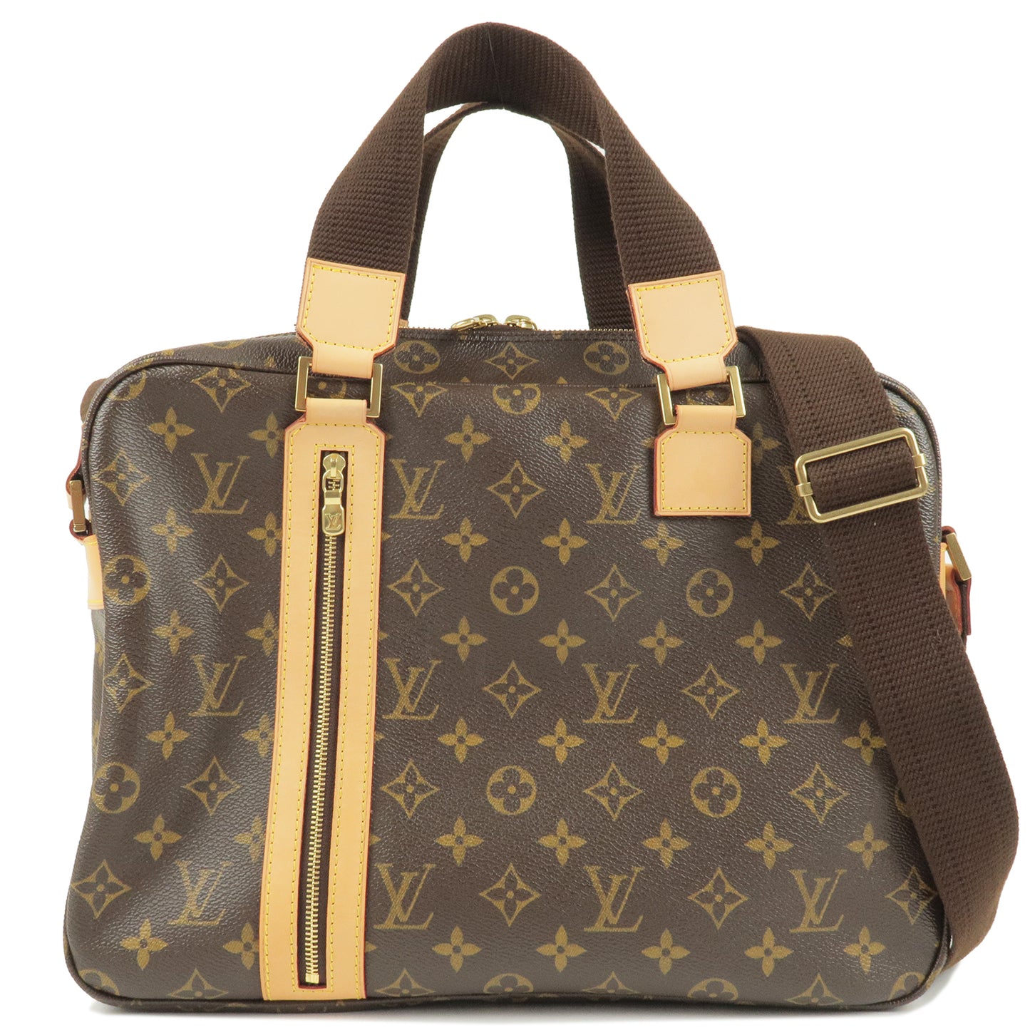 Authentic Louis Vuitton Monogram Sac Bosphore 2Way Bag Hand Bag M40043 Used  F/S