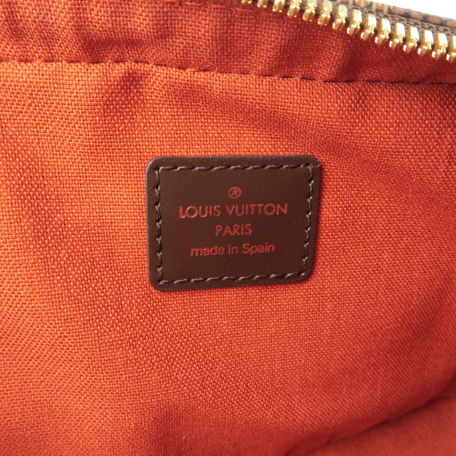 Pre-owned Louis Vuitton 2007 Damier Ebene Geronimos Belt Bag In