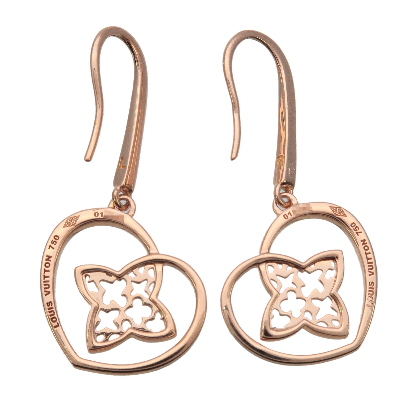 LOUIS VUITTON Boucles d'oreille V essentielles