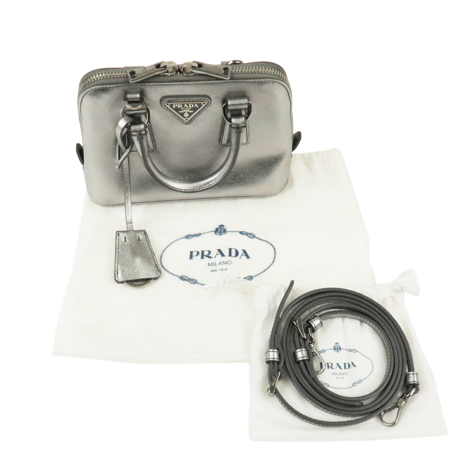 Prada Mini Promenade Bag in Black