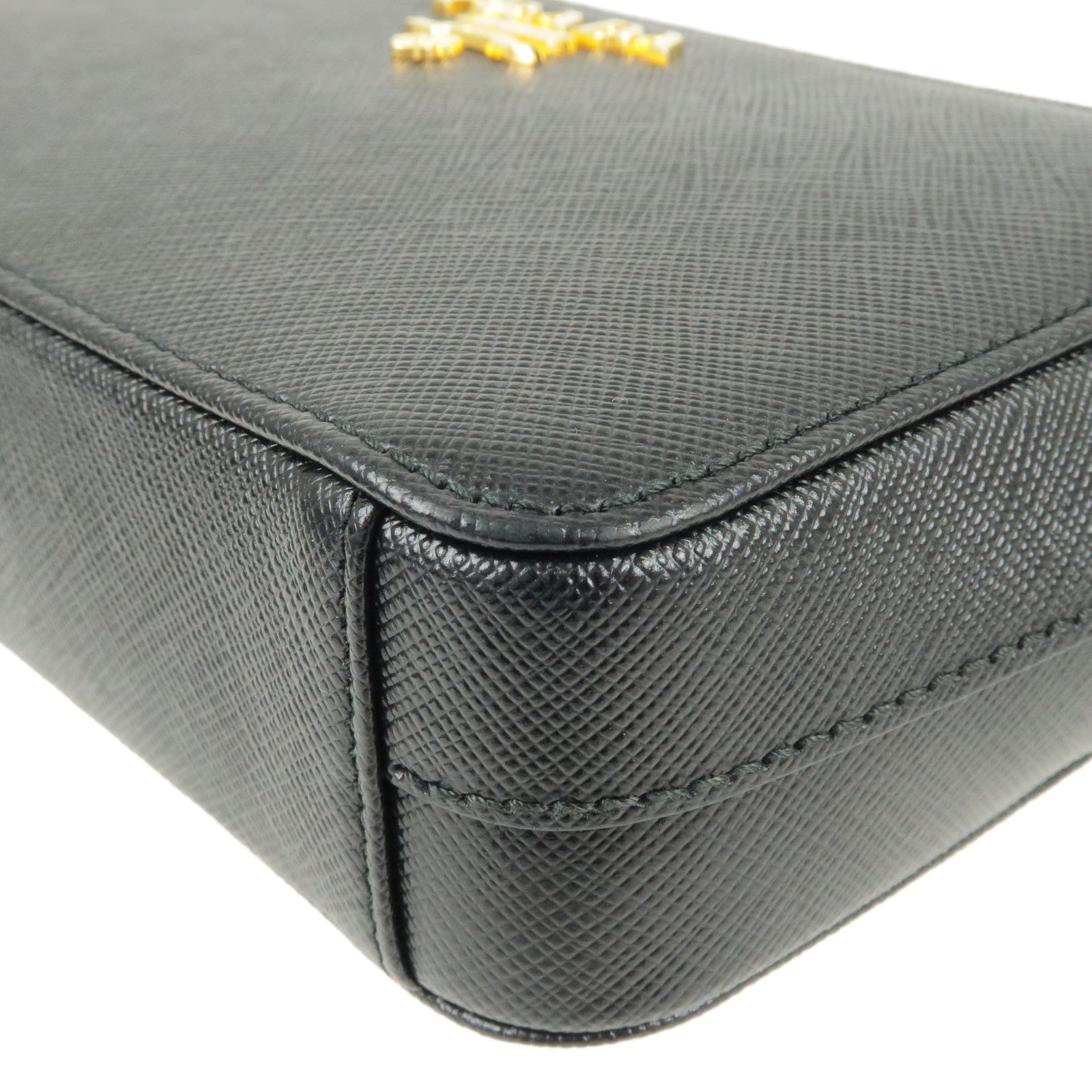 Wallet - NERO - Bag - Black - Leather - Prada Pumps mit eckiger Kappe -  Shoudler - 1DH010 – Prada Cloth Skirt - Chain - PRADA - WOC