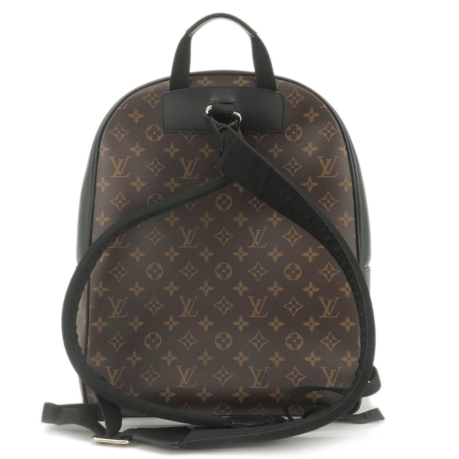 Pre-owned Louis Vuitton Black Monogram Canvas Josh Backpack