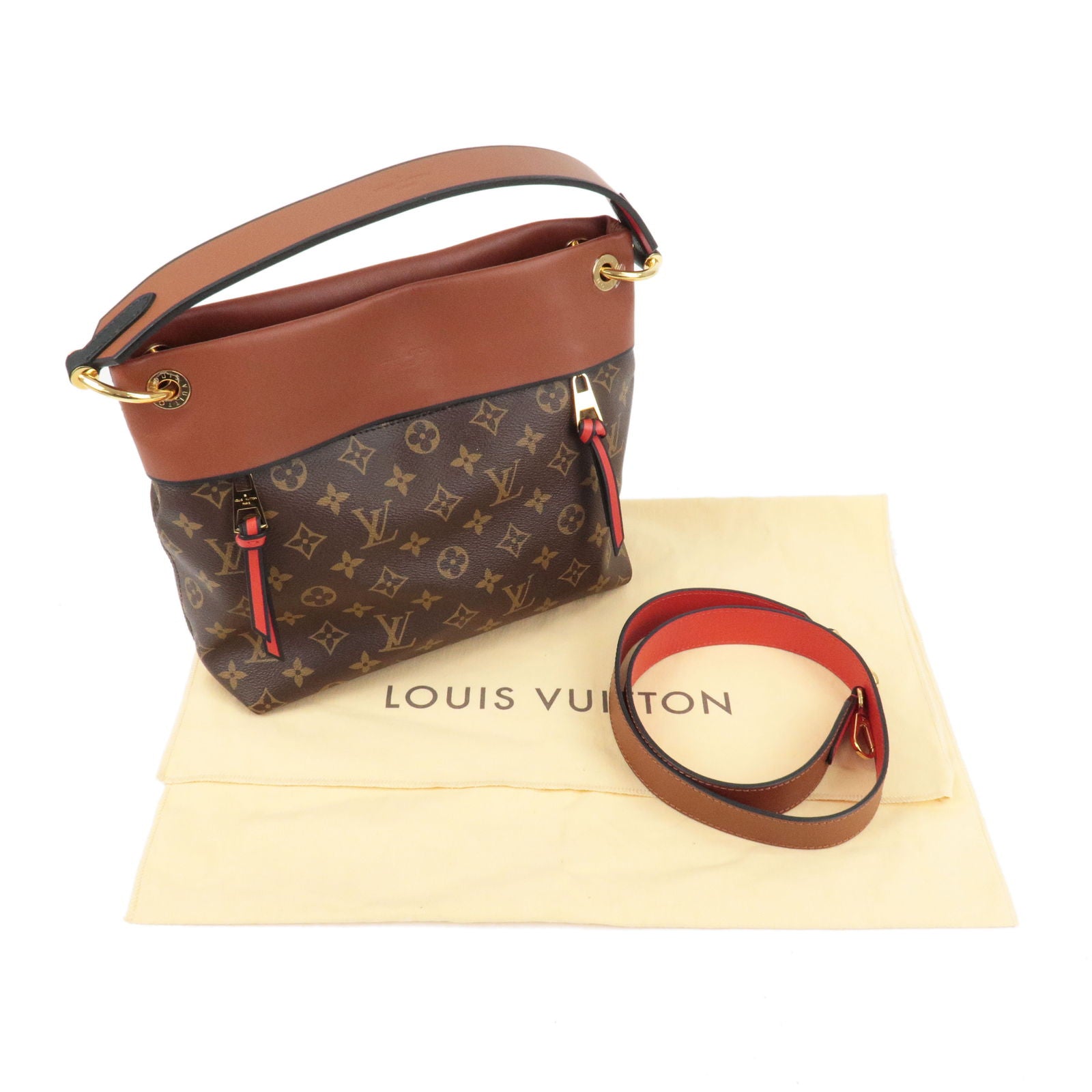 Louis Vuitton Monogram Tuileries w/ Strap - Brown Totes, Handbags