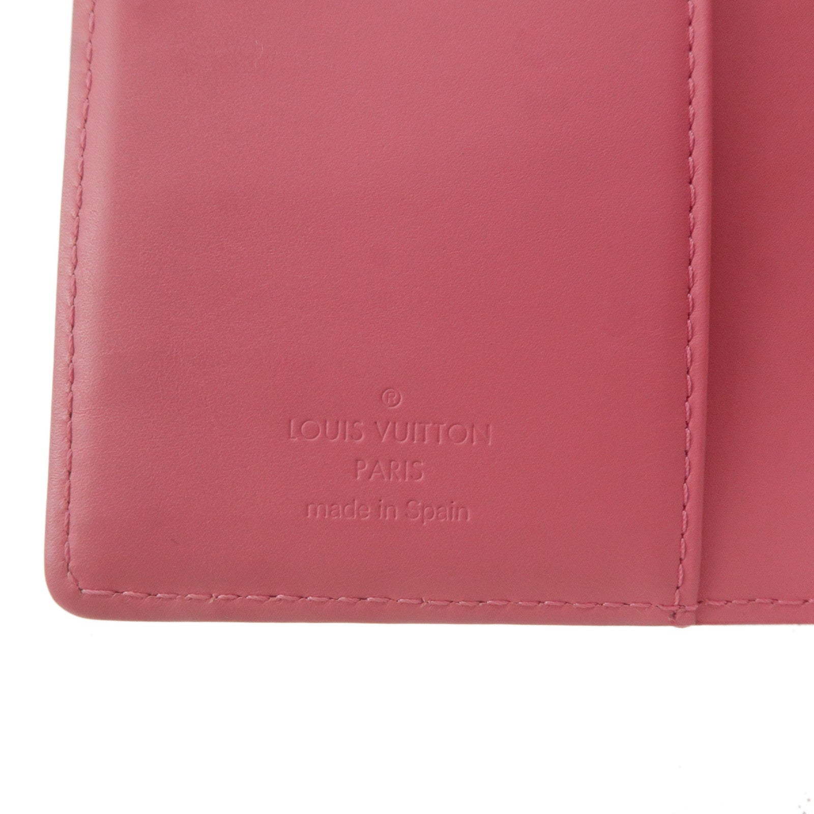 Authentic Louis Vuitton Vernis Red Agenda PM notebook