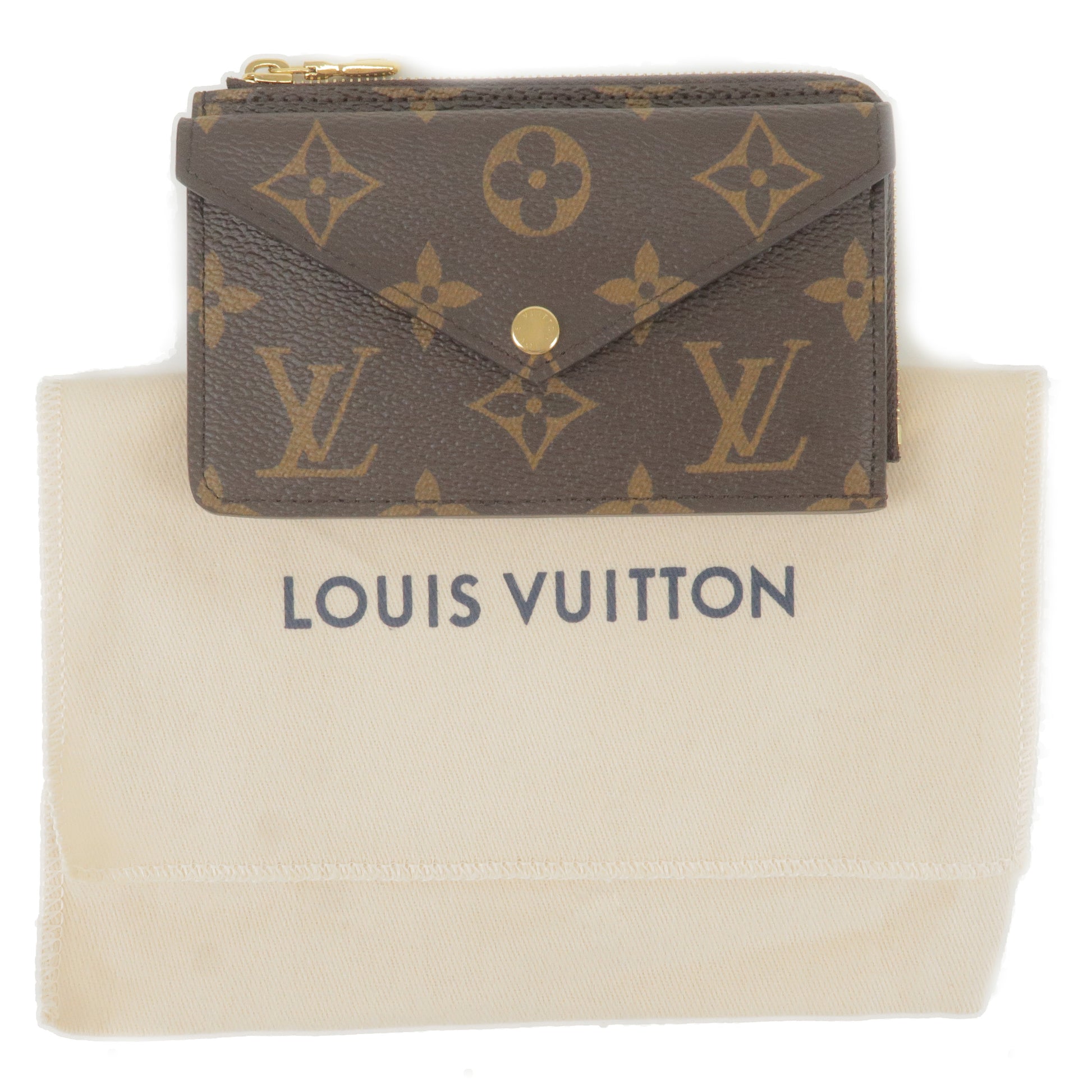 Louis Vuitton Recto Verso Empriente Leather Noir Wallet/Keychain Card Holder