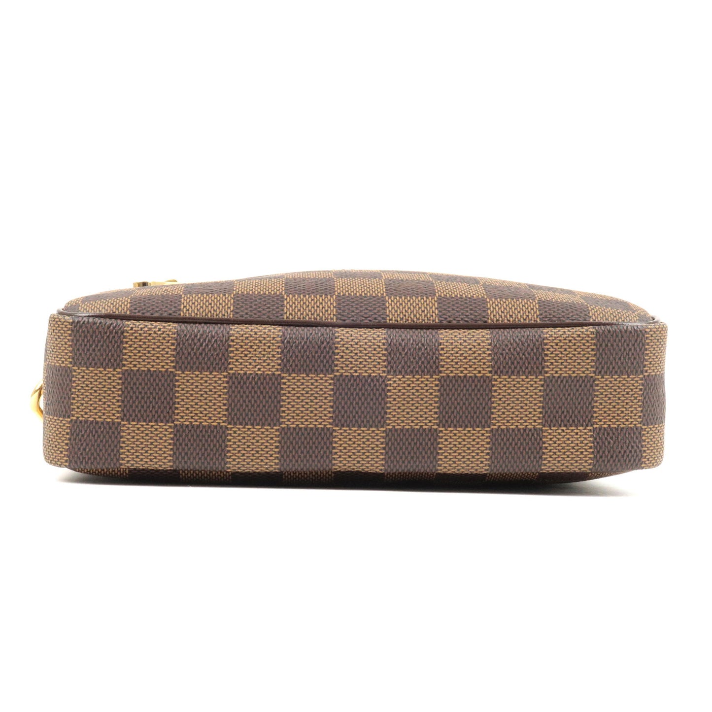 Brown Louis Vuitton Damier Ebene Pochette Billets Macao Pouch