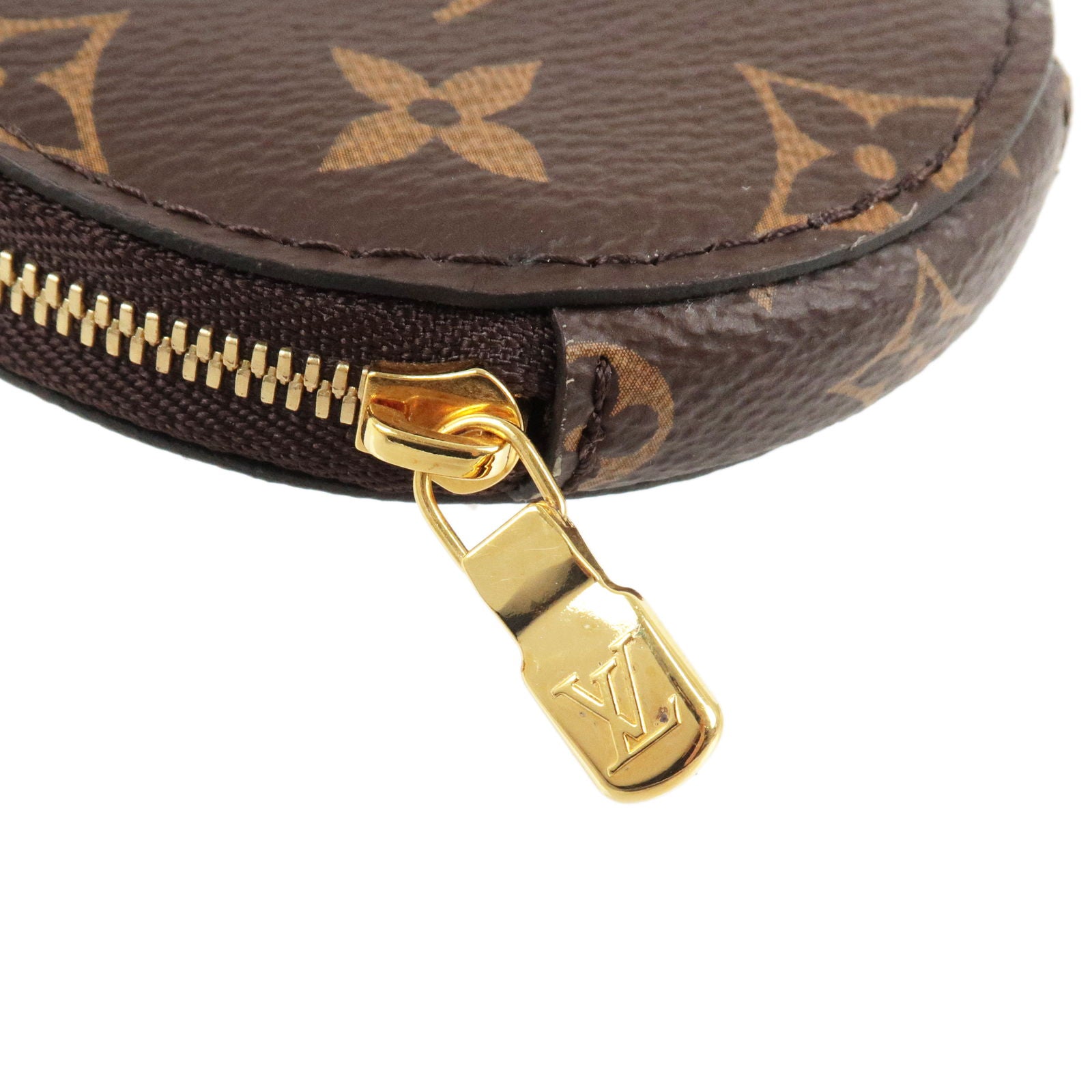 Louis Vuitton Monogram Canvas Round Zipped Coin Purse