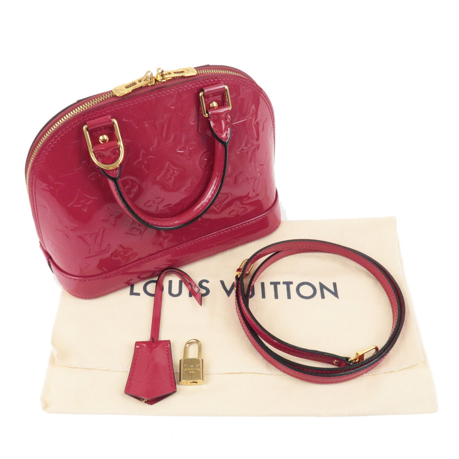 Vuitton - Indien - Bag - M91771 – dct - Louis - Rose - ep_vintage luxury  Store - Alma - Louis Vuitton 2002 pre-owned Pochette Accessoires clutch bag  Marrone - 2Way - Vernis - Monogram - BB