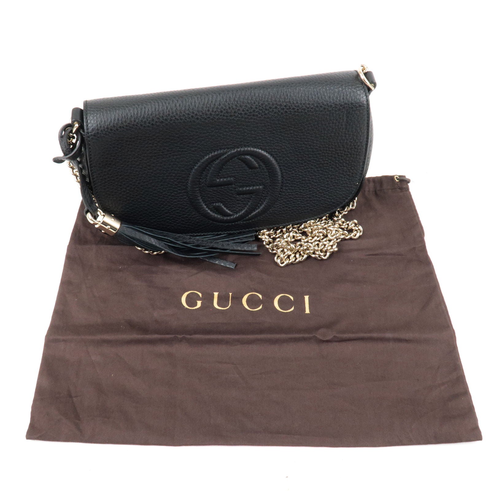 Gucci Emily Guccissima Leather Hobo Handbag 322226 Black Bag : Amazon.in:  Shoes & Handbags