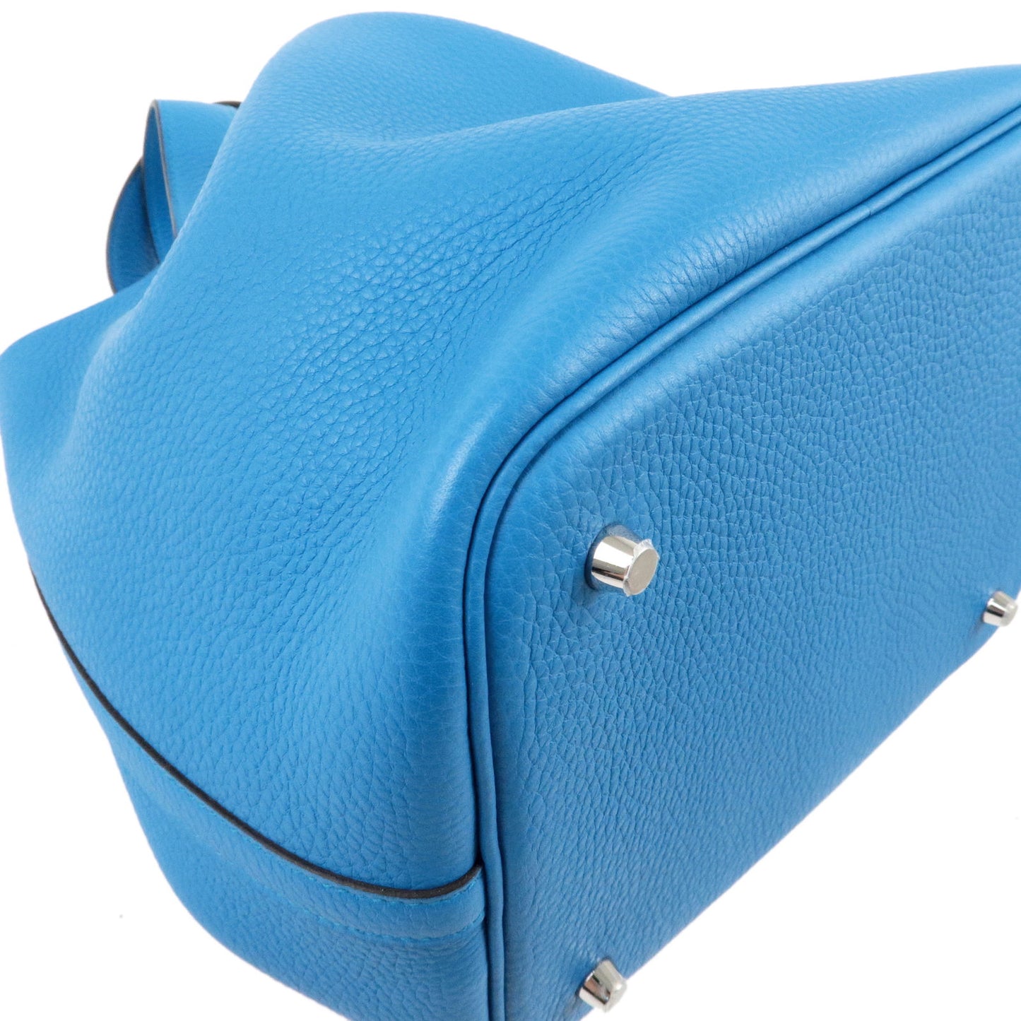 HERMES Epsom Cityback Belt Bag Bleu Atoll 1101396