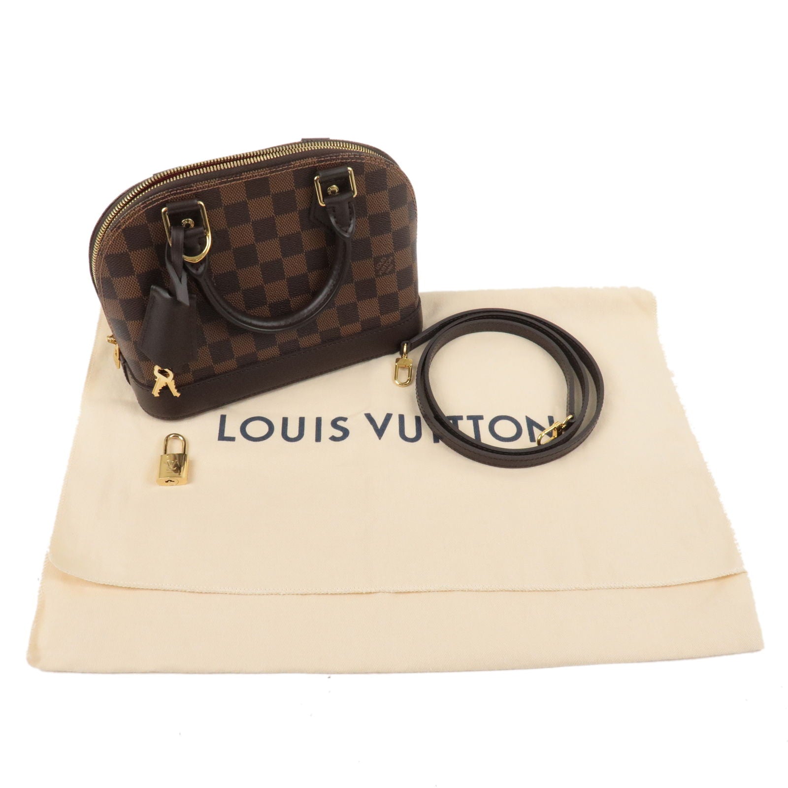 Louis Vuitton Lockme Ii Bb Red Leather Shoulder Bag (Pre-Owned)