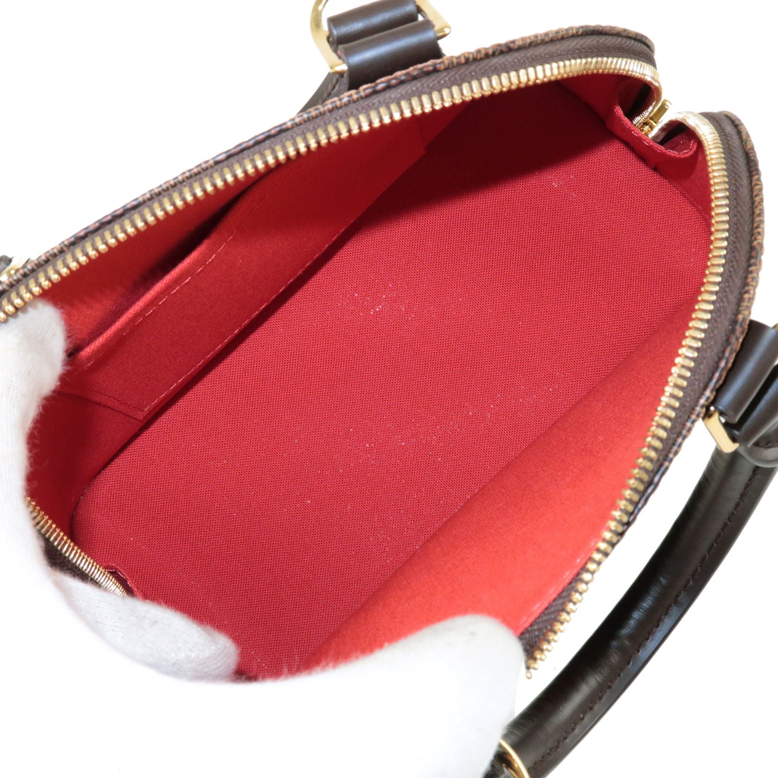 Louis Vuitton Lockme Ii Bb Leather Shoulder Bag (pre-owned) in Red