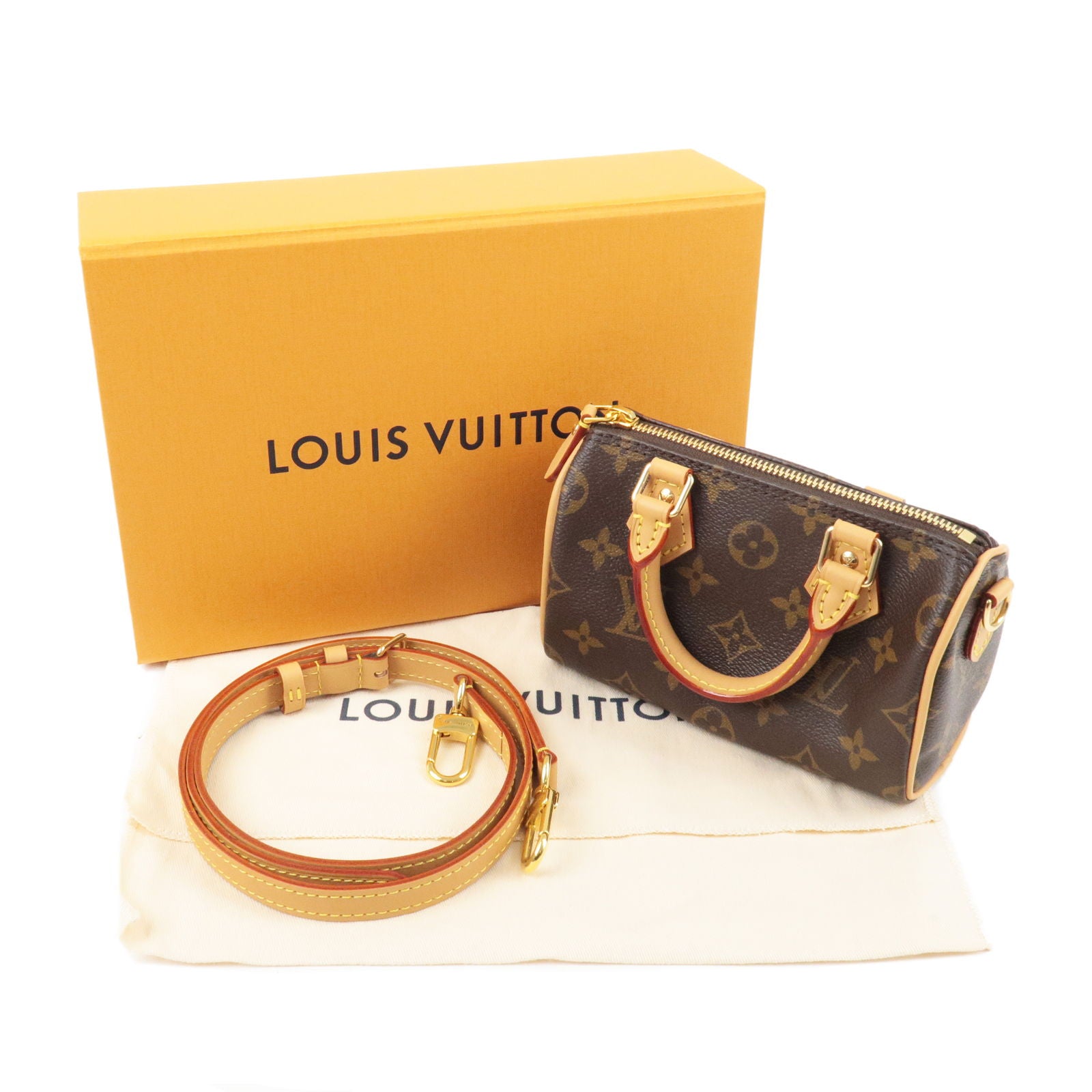 Louis Vuitton Canvas Pallas Nano Mini Black Monogram Crossbody Bag Leather  Strap - Luxury In Reach
