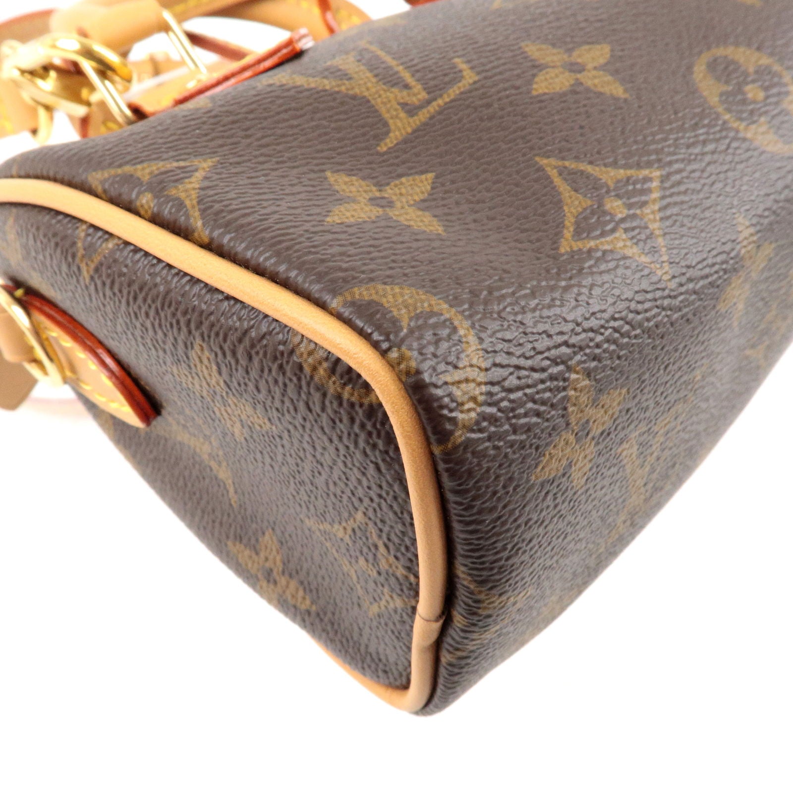 Louis Vuitton Canvas Pallas Nano Mini Black Monogram Crossbody Bag Leather  Strap - Luxury In Reach