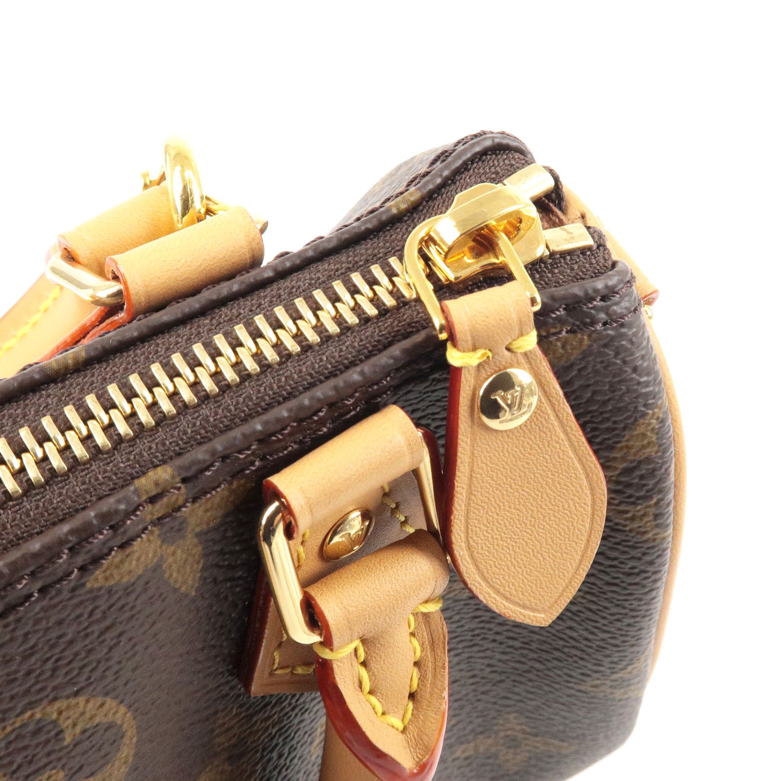 Louis Vuitton Yellow Epi Leather Alma Nano Mini Crossbody Bag