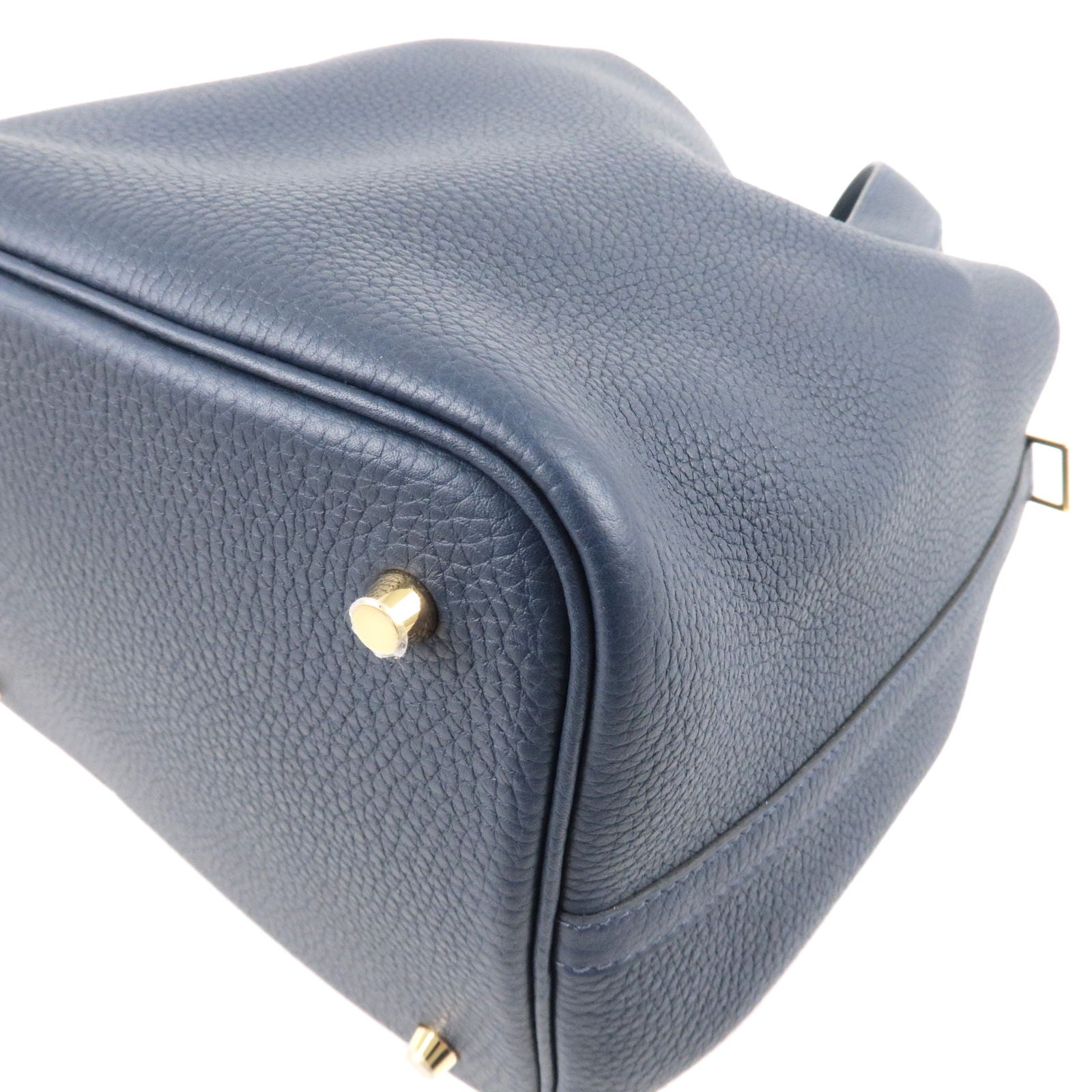 hermes deep blue picotin