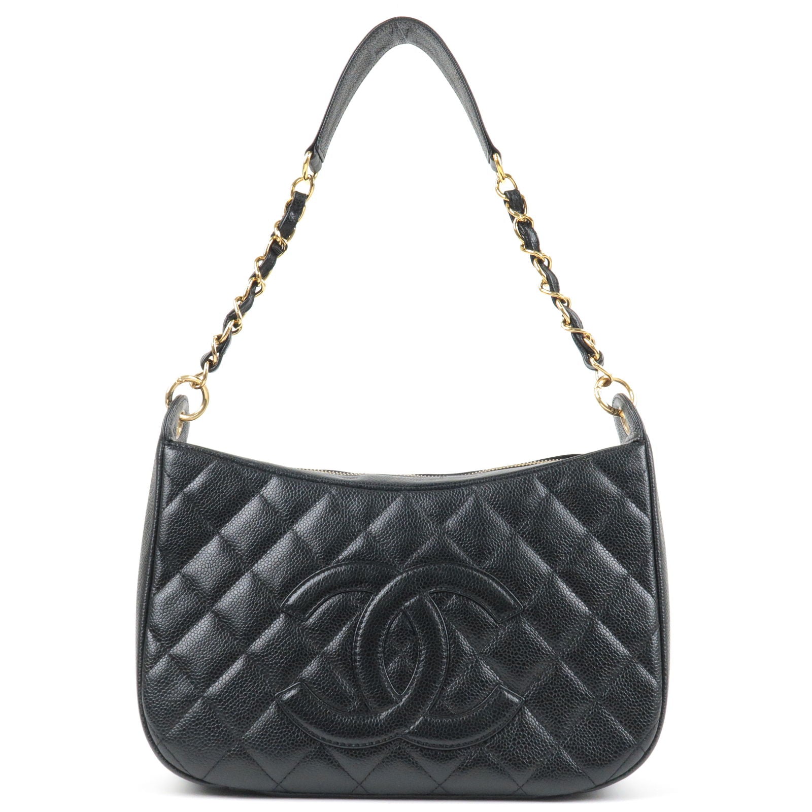 CHANEL Pre-Owned 1998 diamond-stitching handbag - Black