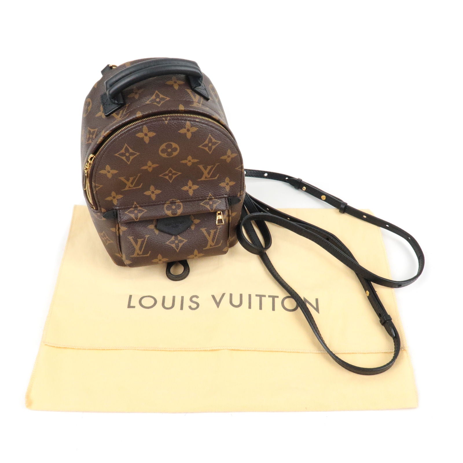 Louis Vuitton Black Calfskin Leather Mini Lockme Backpack Louis Vuitton   TLC