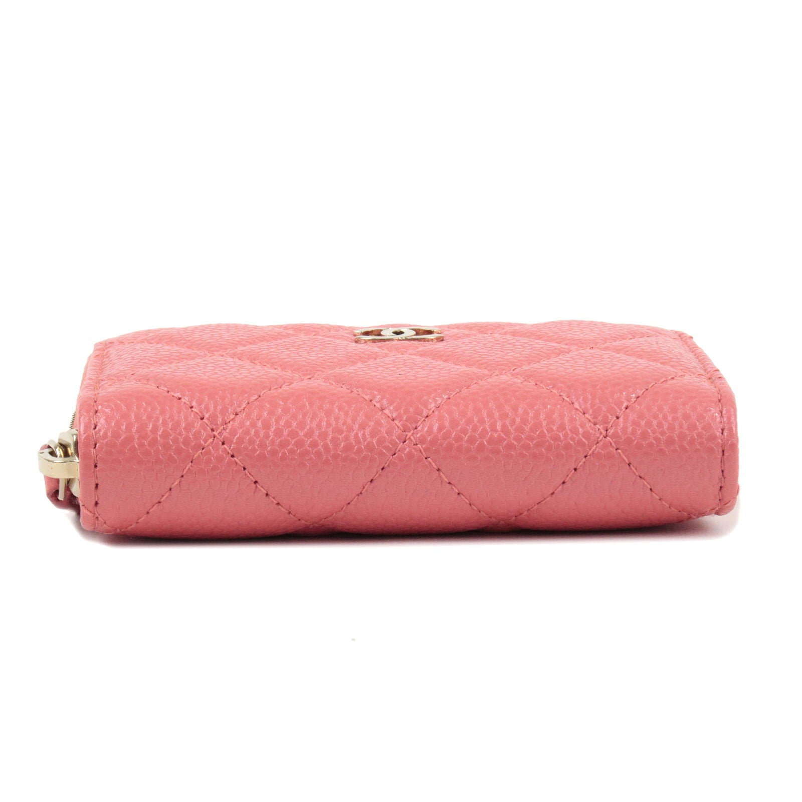 Pre-owned Card Wallet In Pink