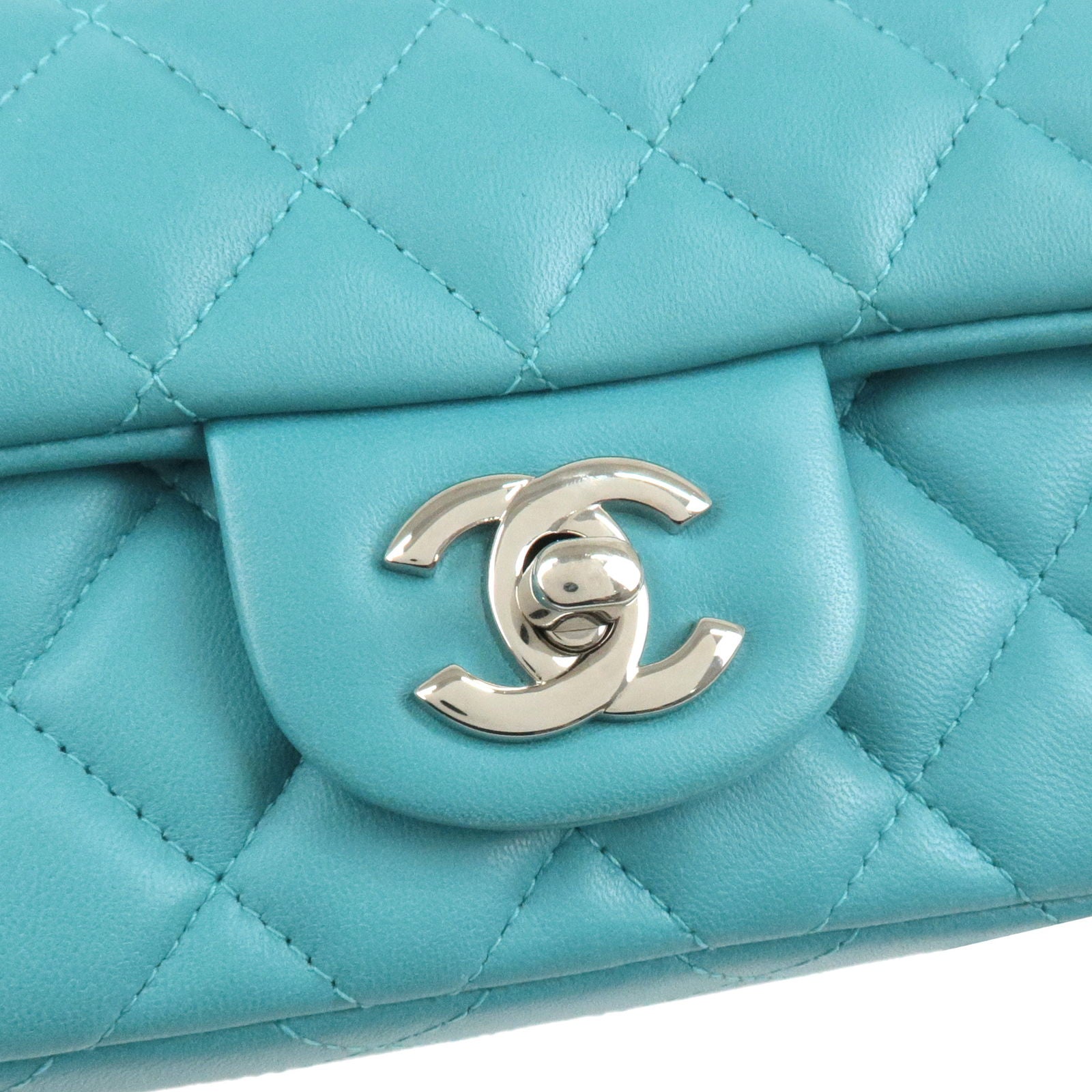 19 Flap Bag Lamb Turquoises