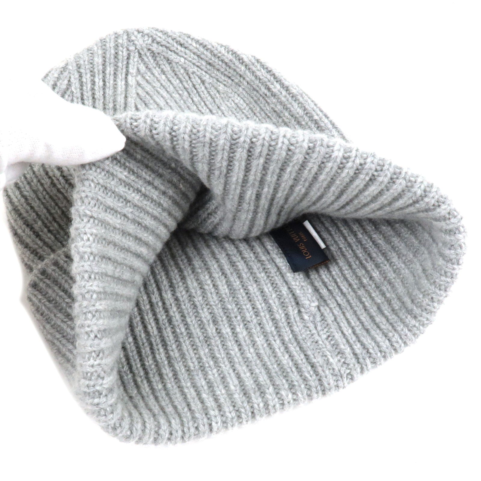 Louis Vuitton LV Ahead Beanie Grey Cashmere