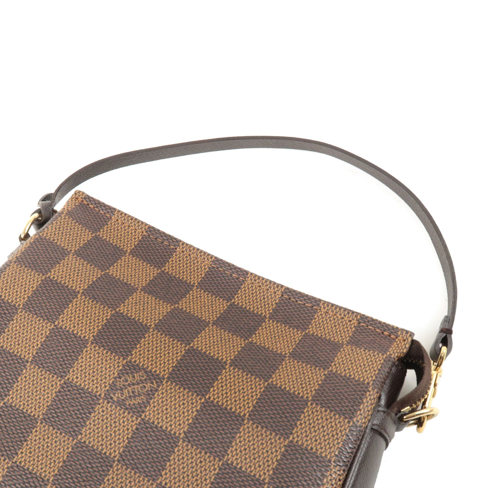 Shop for Louis Vuitton Damier Ebene Canvas Leather Trousse