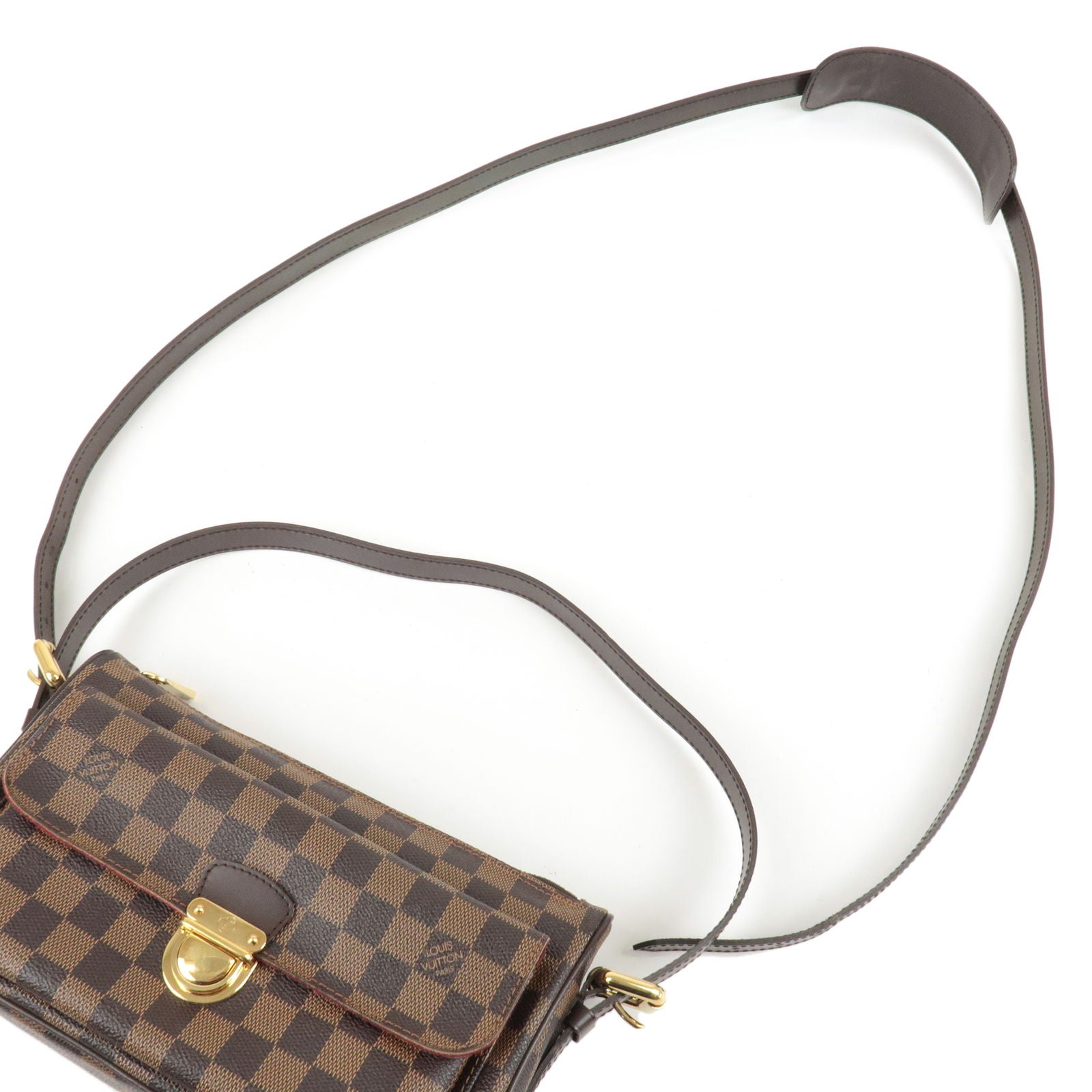 LOUIS VUITTON Louis Vuitton Ravello GM Brown N60006 Ladies Damier Canvas  Shoulder Bag