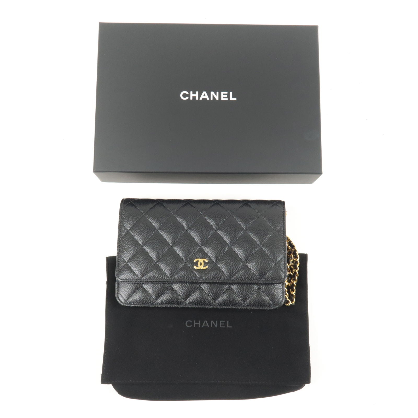 Pre-owned Chanel 1990 Small Classic Double Flap Shoulder Bag In Black