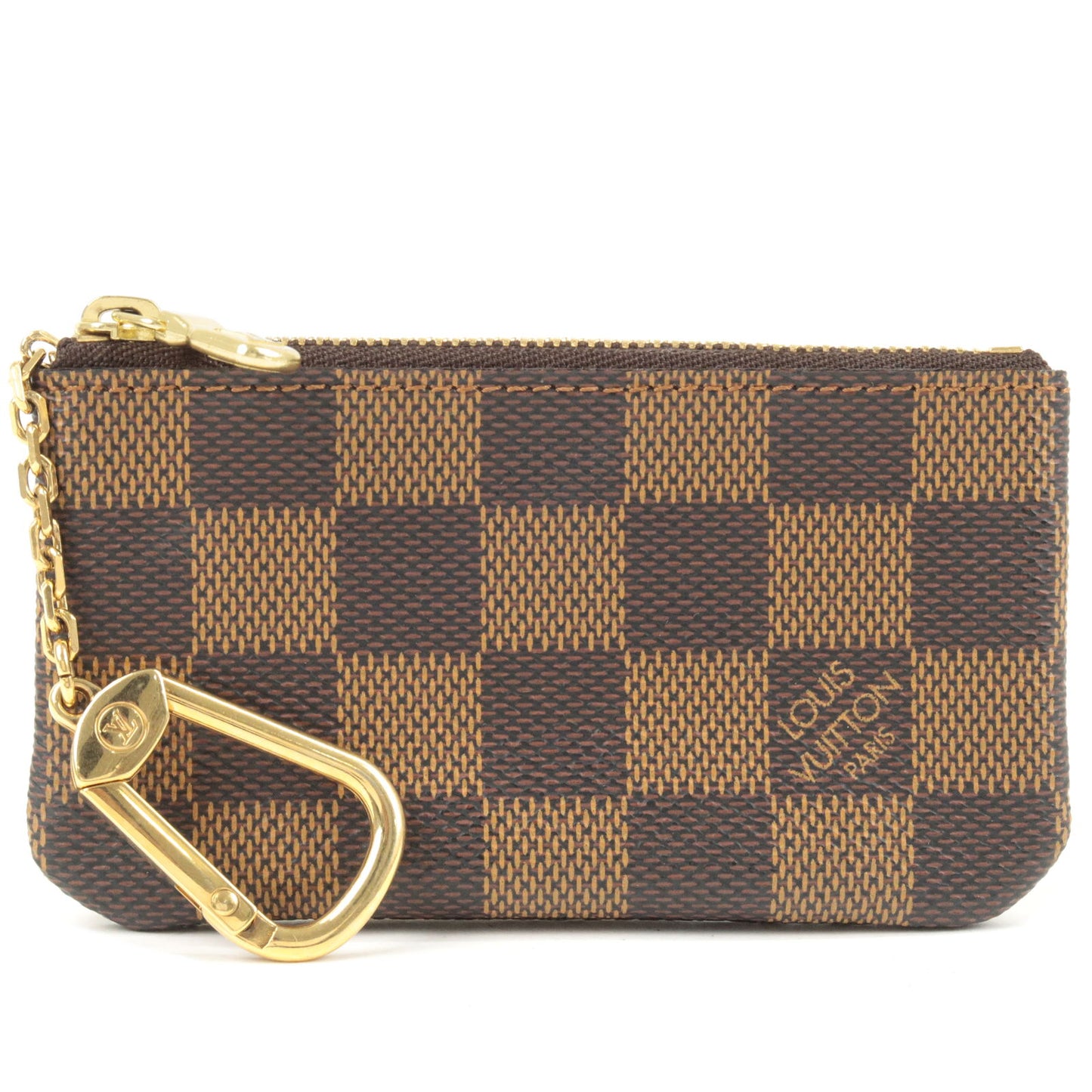 Louis Vuitton Vintage White Damier Azur Pochette Cles Coin Purse