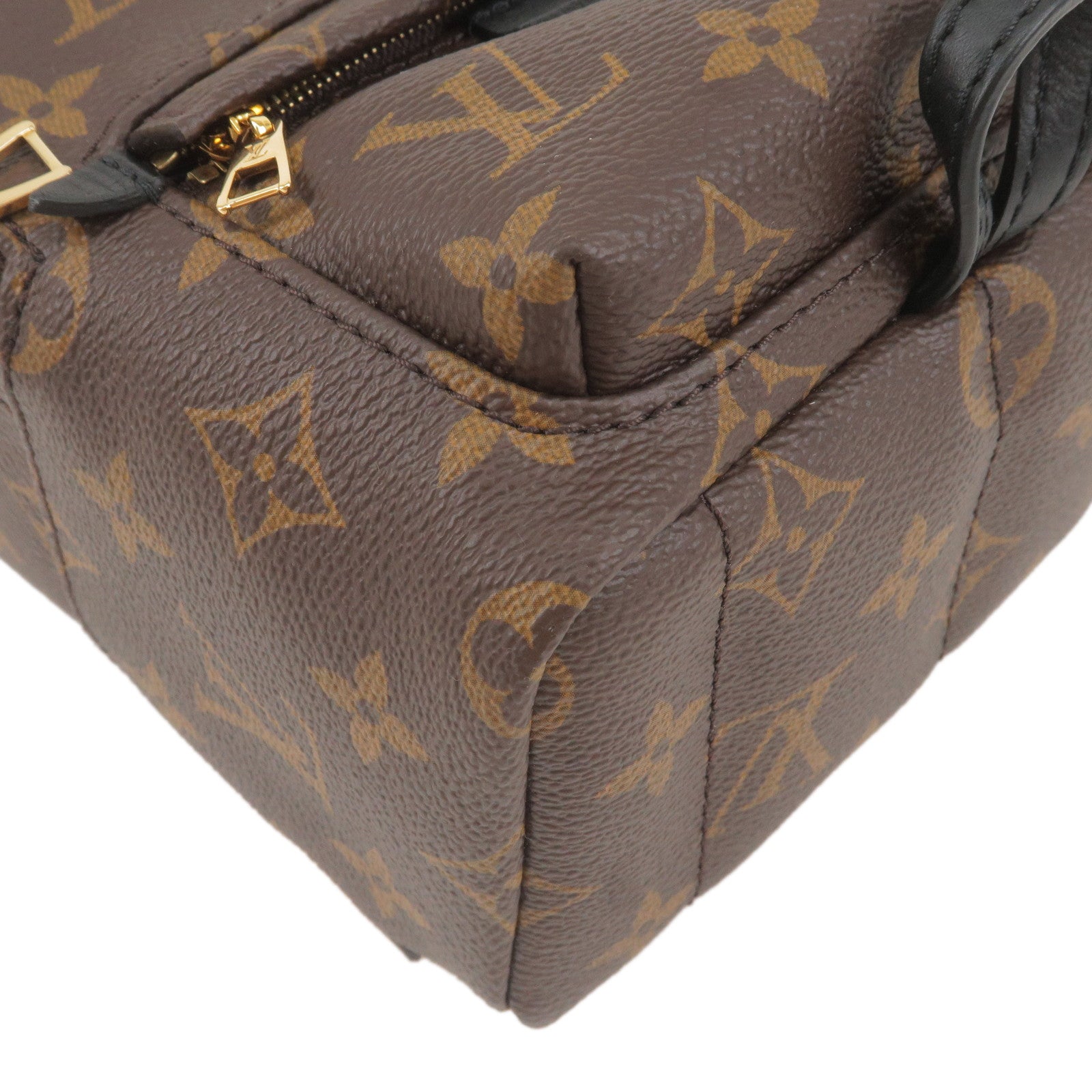 Louis Vuitton Monogram Barrel Pouch Bag Charm Brown Monogram Canvas