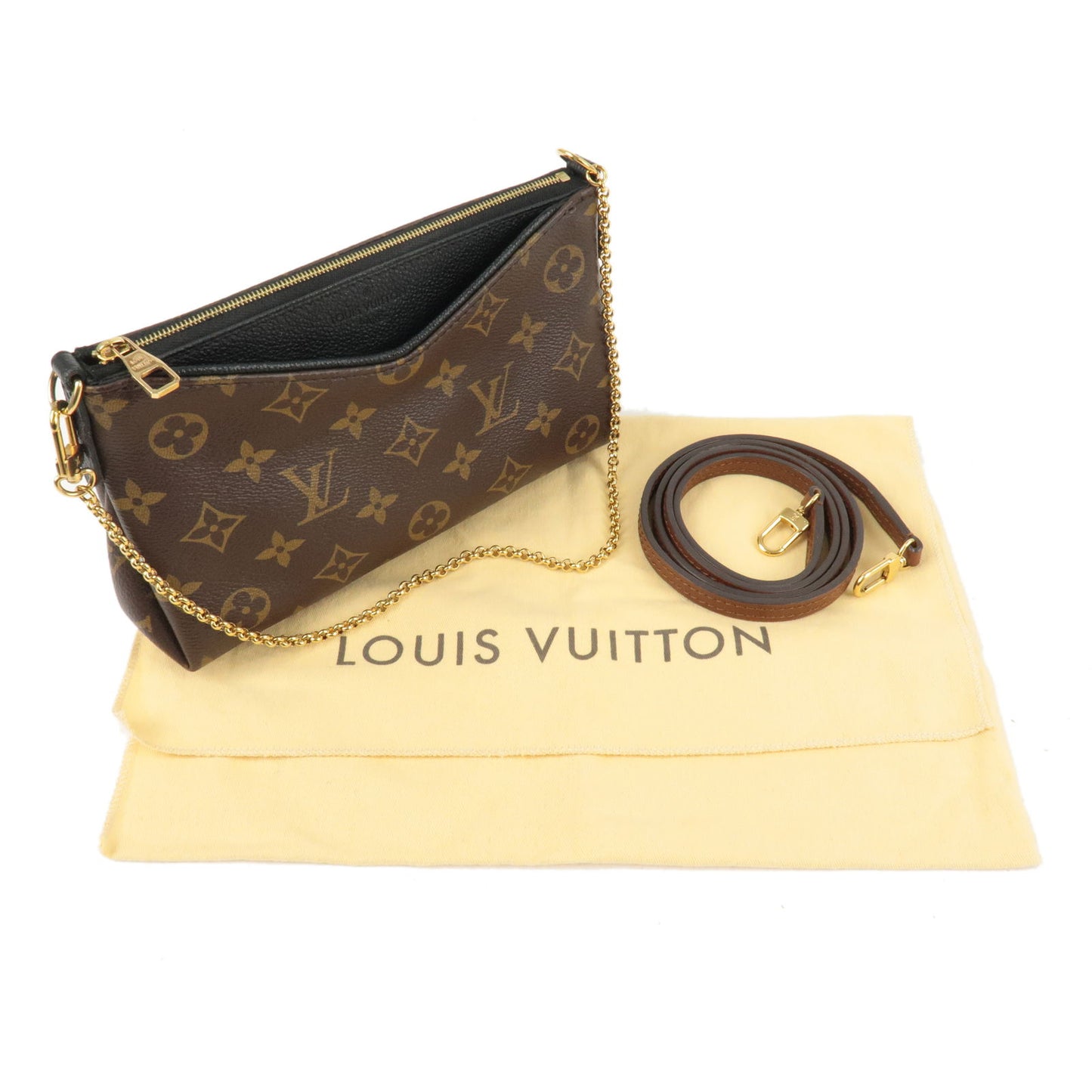 Louis Vuitton Pallas Clutch Noir