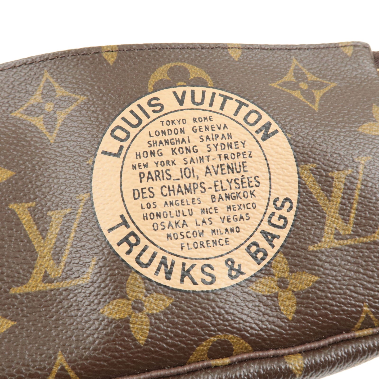 LOUIS VUITTON Monogram Complice Trunks and Bags Wallet Beige