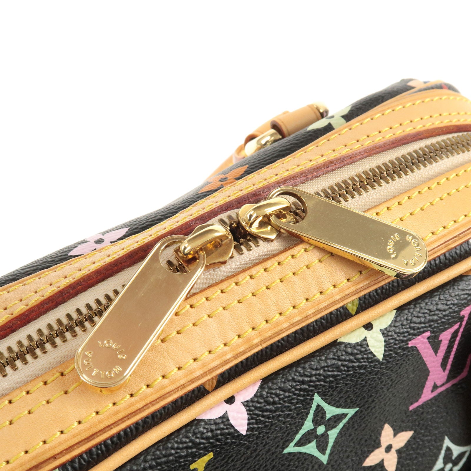 Priscilla Vintage bag in multicolored monogram canvas Louis