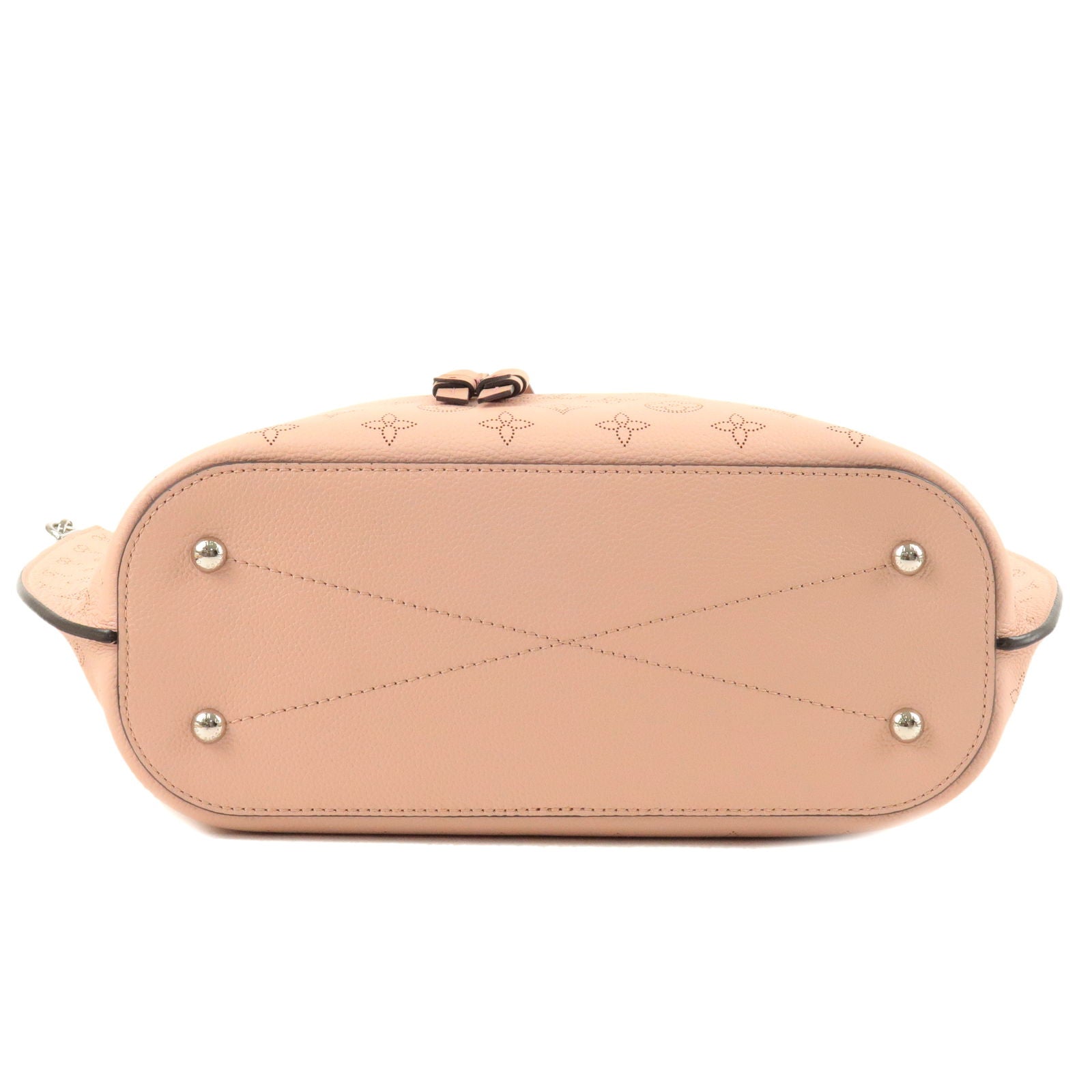 LOUIS VUITTON Epi Petit Sac Plat Hand Bag 2way Rose Ballerine