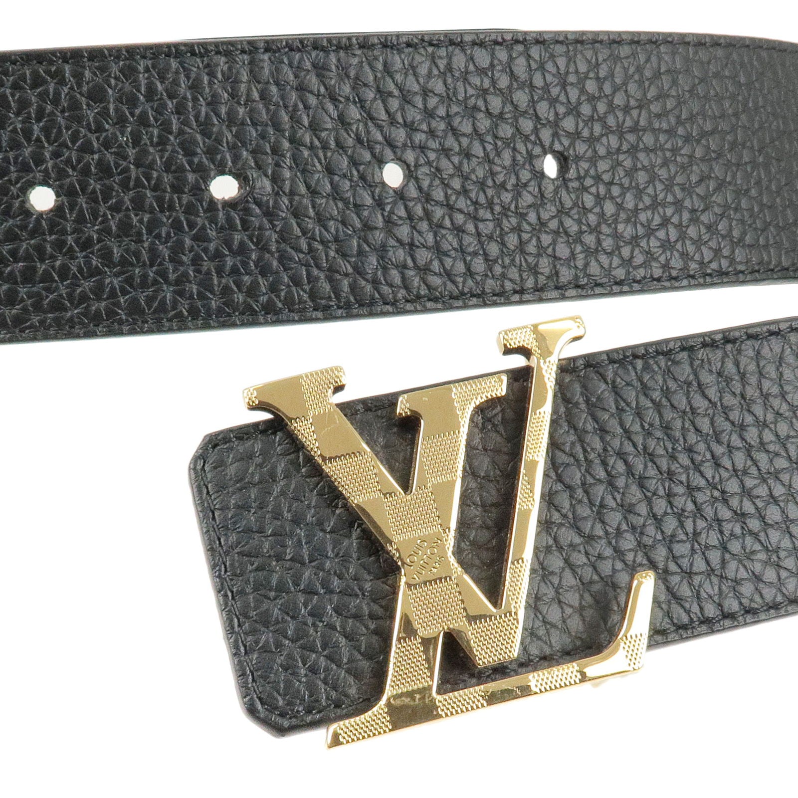 Louis-Vuitton-Saint-Tulle-Belt-Logo-Buckle-90/36-Noir-Black-M0333 – dct ...