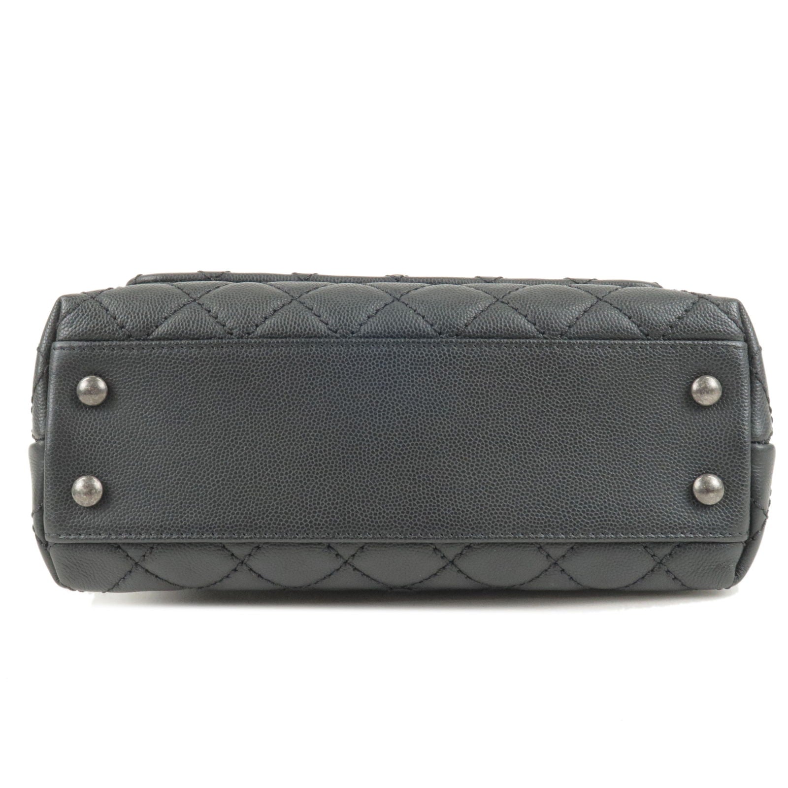 CHANEL COCO Button Leather Bi Fold Wallet Black 8251571 - Skin - CHANEL -  Bag - Black - Caviar - Matelasse - 24(XS) - Handle - COCO - A92990 – Жіноча  шкіряна міні сумка в стилі chanel pyton