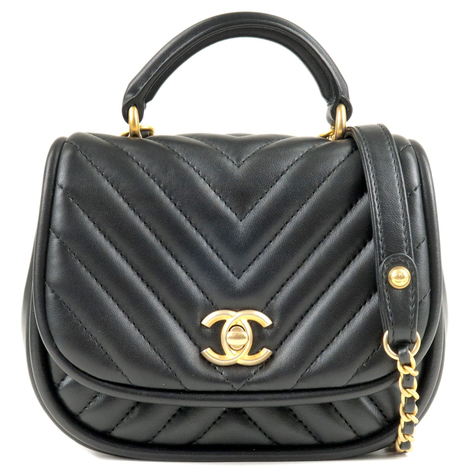 Bag - CHANEL - Chain - 2Way - Black – dct - Chanel Pre-Owned Платья Pre- Owned - Stitch - Lamb - Shoulder - Skin - V - ep_vintage coarseness Store