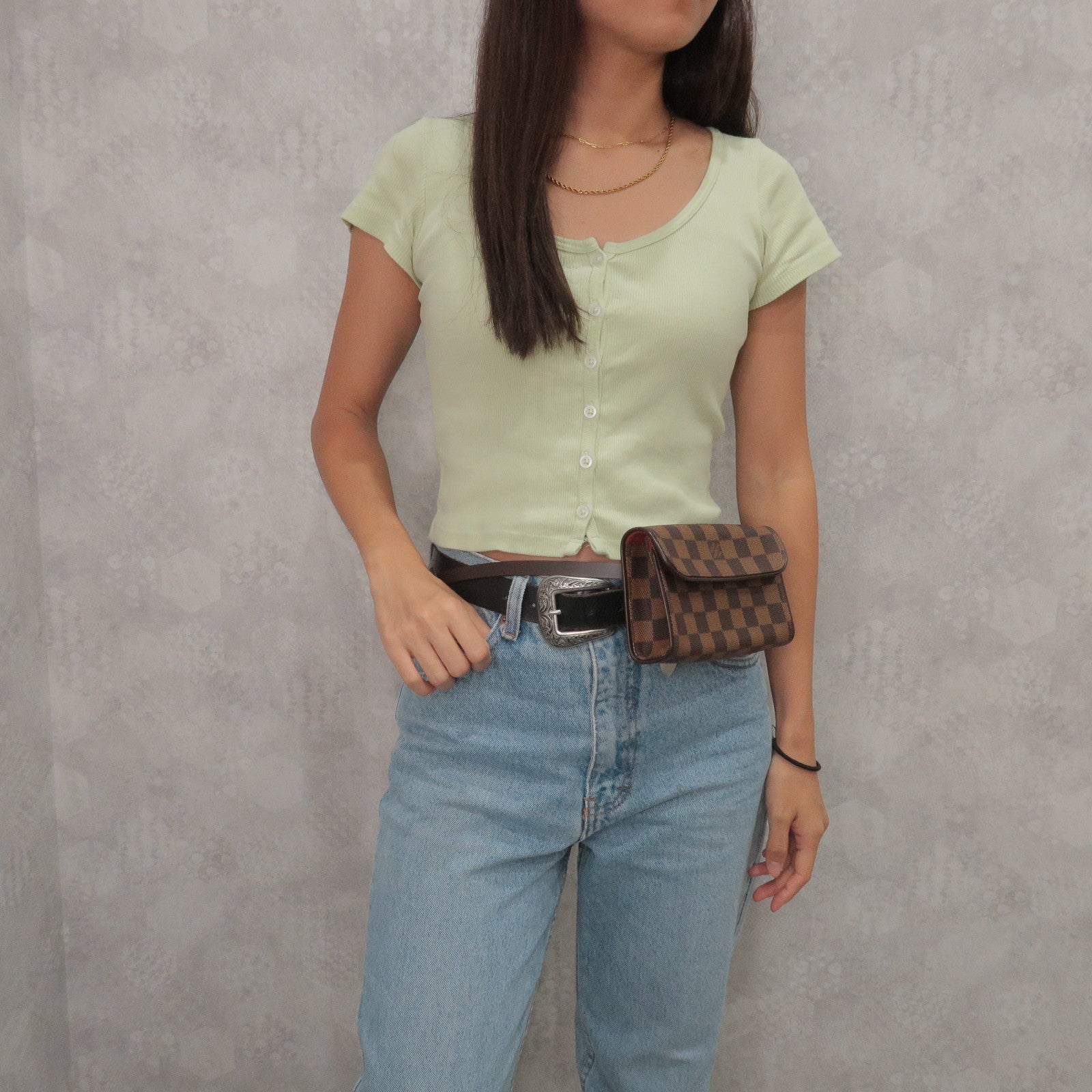 SOLD OUT!!! Louis Vuitton mini pochette delightful from 2010. This